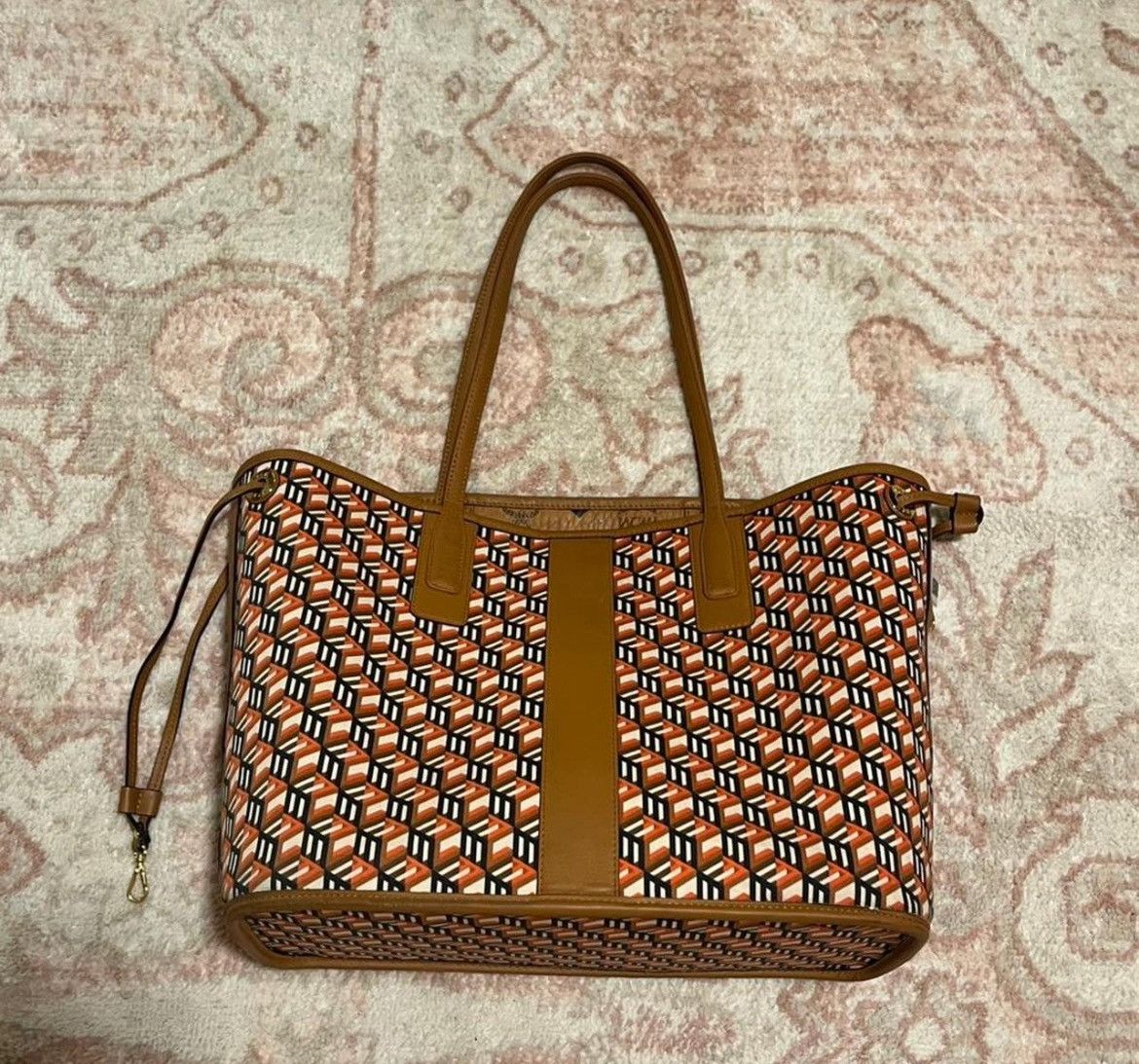 MCM MCM Liz Shopper Tote - Cognac Visetos Size ONE SIZE - 6 Thumbnail