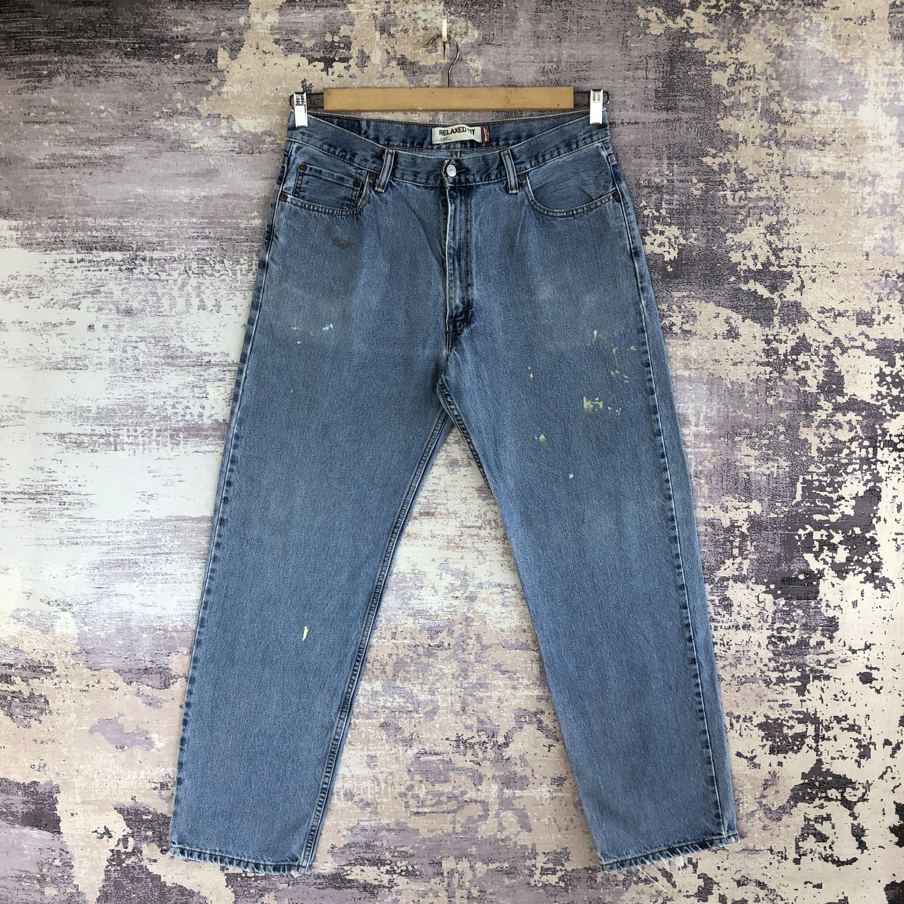 Vintage Painter Levis Baggy Jeans Levi's 550 Faded Denim