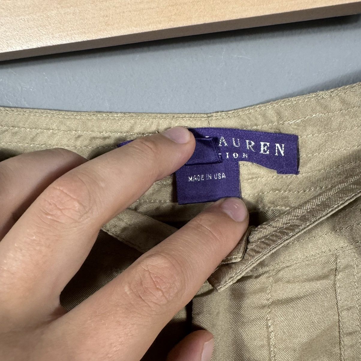 Ralph Lauren Ralph Lauren Purple Label Collection Archive 100% Silk Pants Size 28" / US 6 / IT 42 - 9 Thumbnail