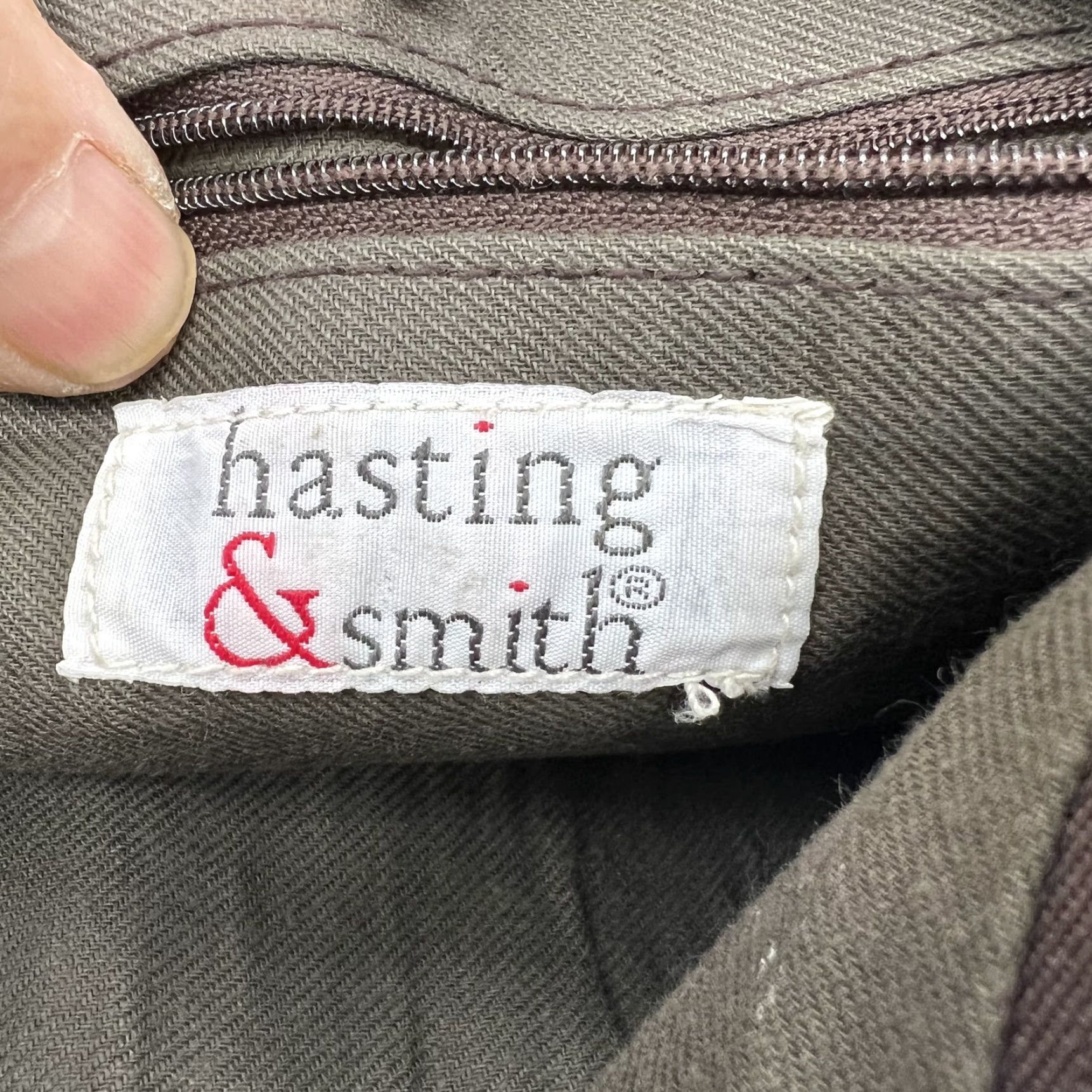 Vintage Hasting & Smith Women Bag Shoulder Bag 9X10 Brown Leather Anti-Theft Multi Pockets Casual Classic Size ONE SIZE - 4 Thumbnail
