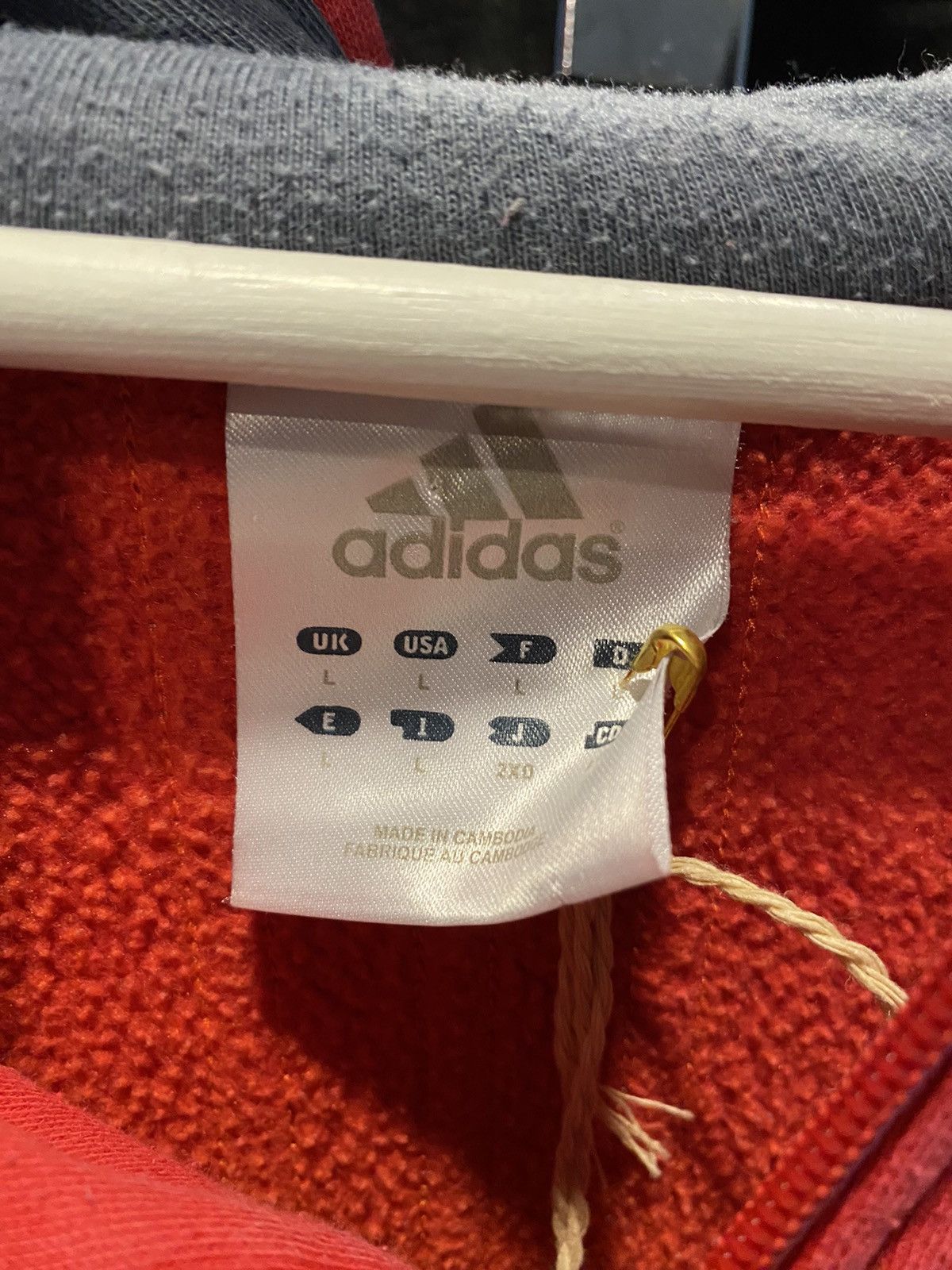 Adidas × Vintage Vintage adidas Tfc hoodie Size US L / EU 52-54 / 3 - 4 Thumbnail