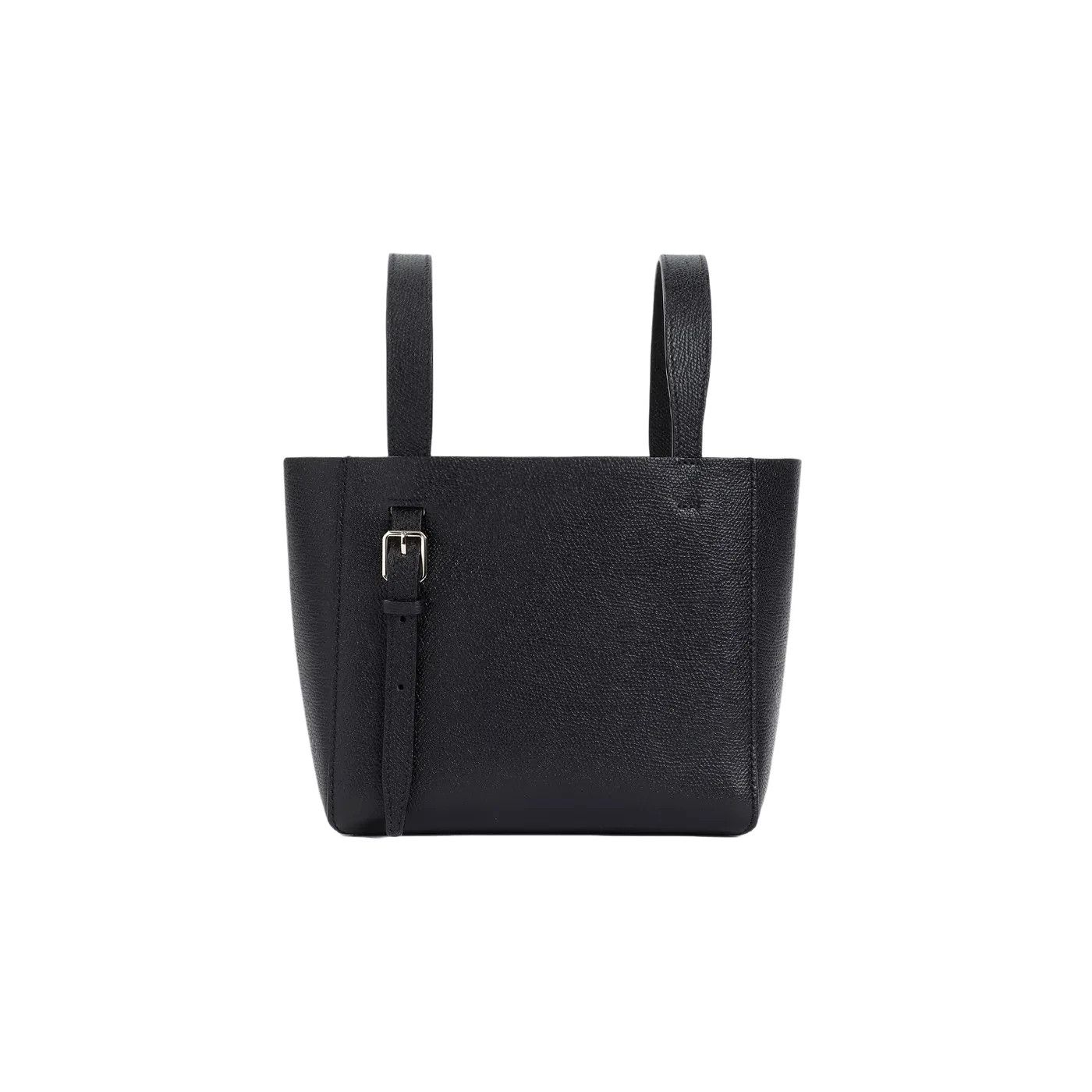 Valextra VALEXTRA Bucket Mini Black Leather Top Handle Bag New Size ONE SIZE - 2 Thumbnail