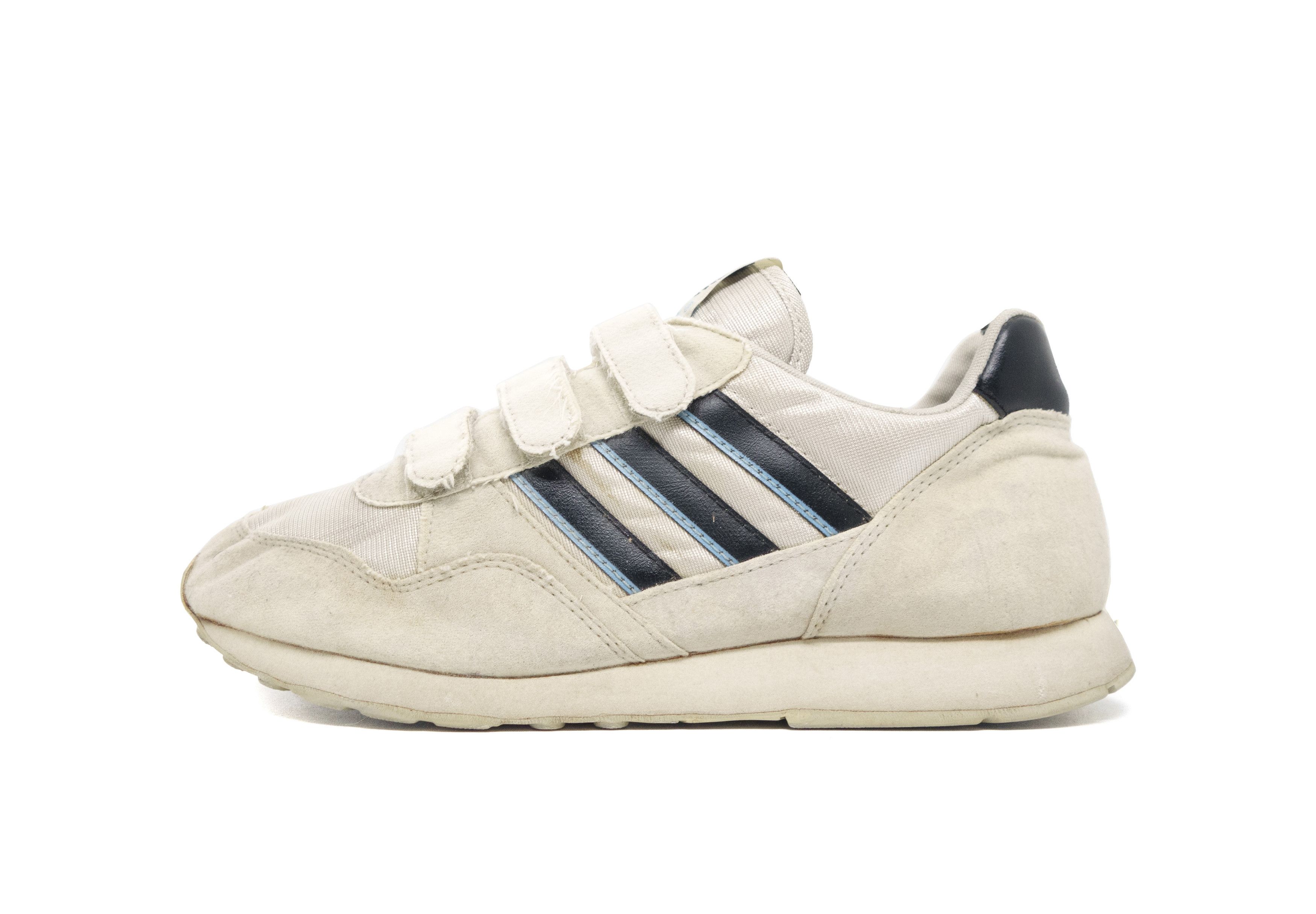 Adidas 1989 Velcro Quitar Sneakers Vintage 80s 90s Size US 8.5 / EU 41-42 - 2 Thumbnail