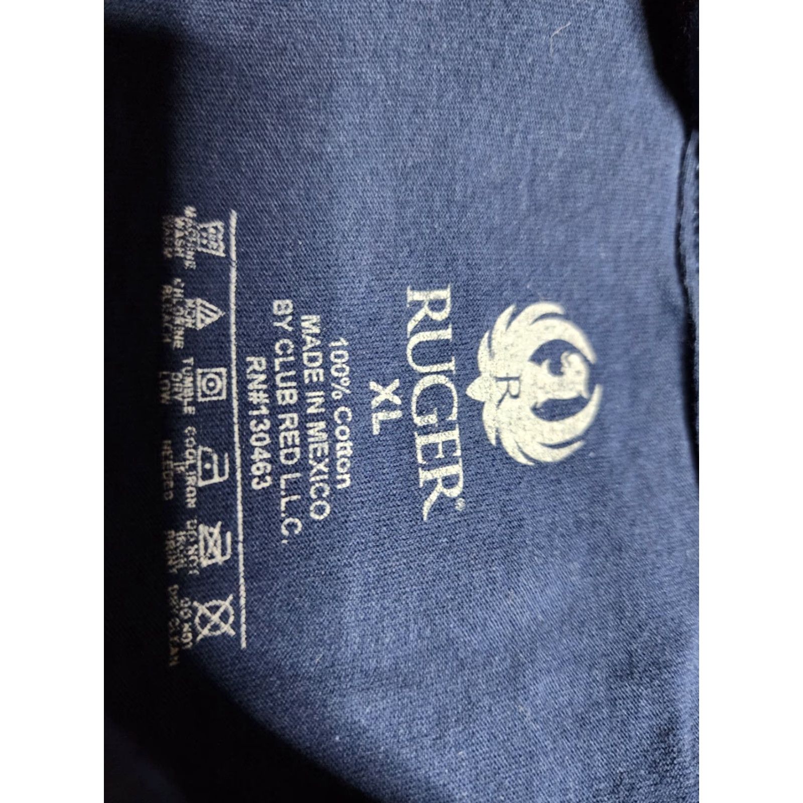 Doublet VINTAGE RUGER T-Shirt Shirt Mens XL Distressed Double-Sided Blue 80s 90s Mens Size US XL / EU 56 / 4 - 5 Thumbnail