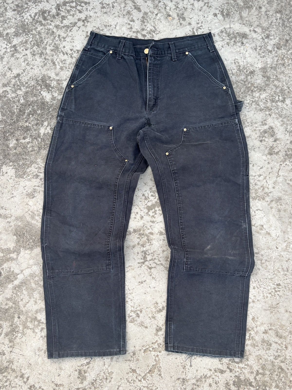 Jean × Streetwear Opium Embroidered Baggy Wide Leg Denim