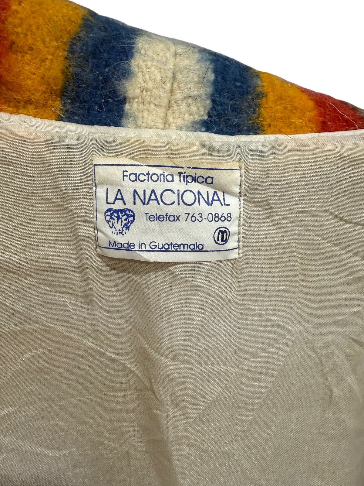 Vintage La Cional Vintage Southwestern Woven Wool Zip Jacket Fringe Size US L / EU 52-54 / 3 - 11 Thumbnail