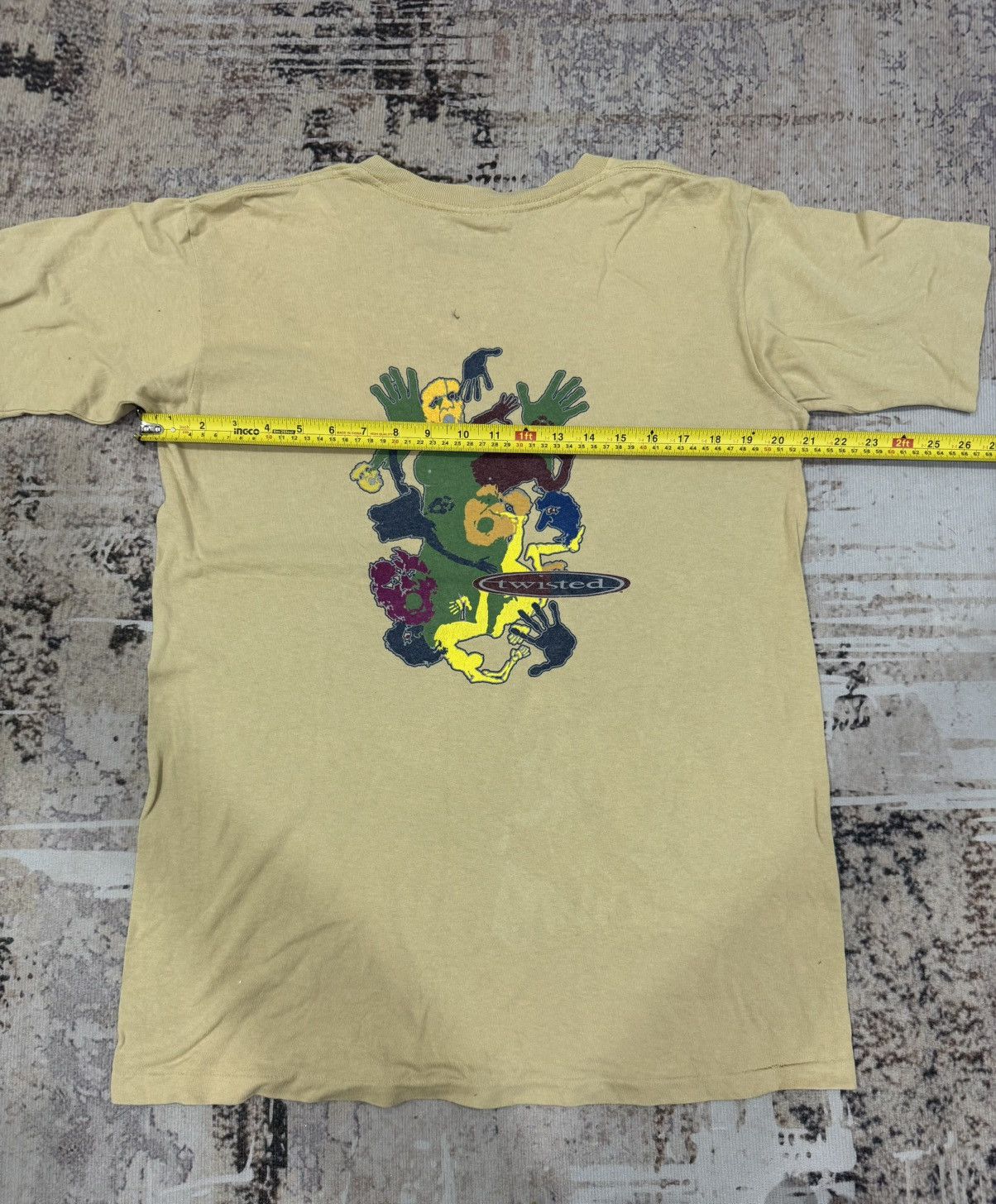 Vintage TWISTED - vintage retrowear skateboard single stitch tee Size US M / EU 48-50 / 2 - 6 Thumbnail