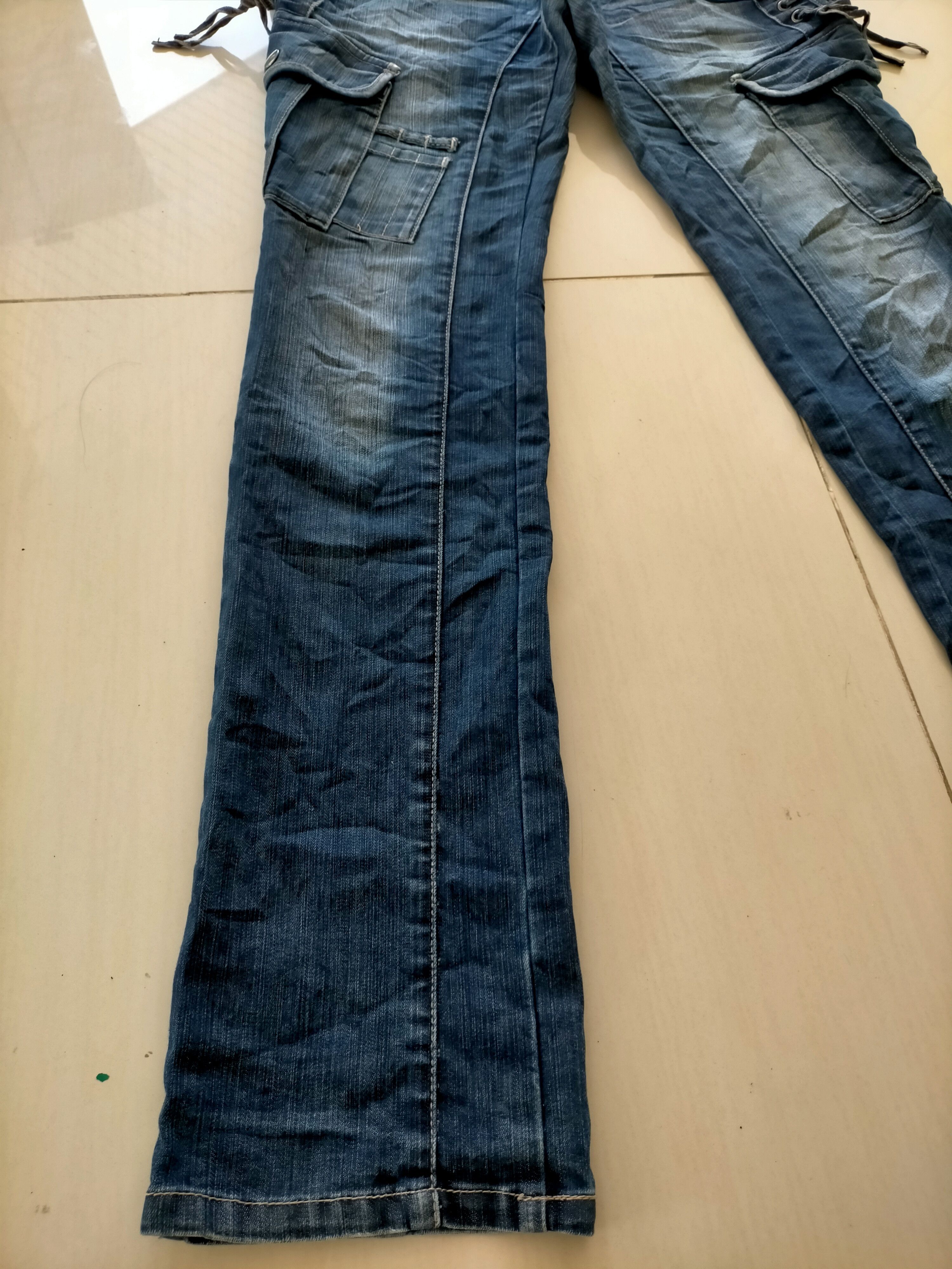 PPFM PPFM Japan Cargo Punk Style Denim Jeans Size US 32 / EU 48 - 11 Thumbnail