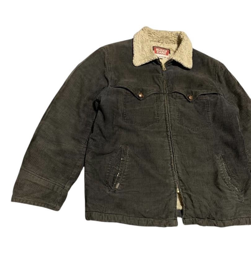 Sugar Cane Trashed Vintage Sugar Canes Corduroy Jacket Zipper Ups Size US M / EU 48-50 / 2 - 2 Thumbnail