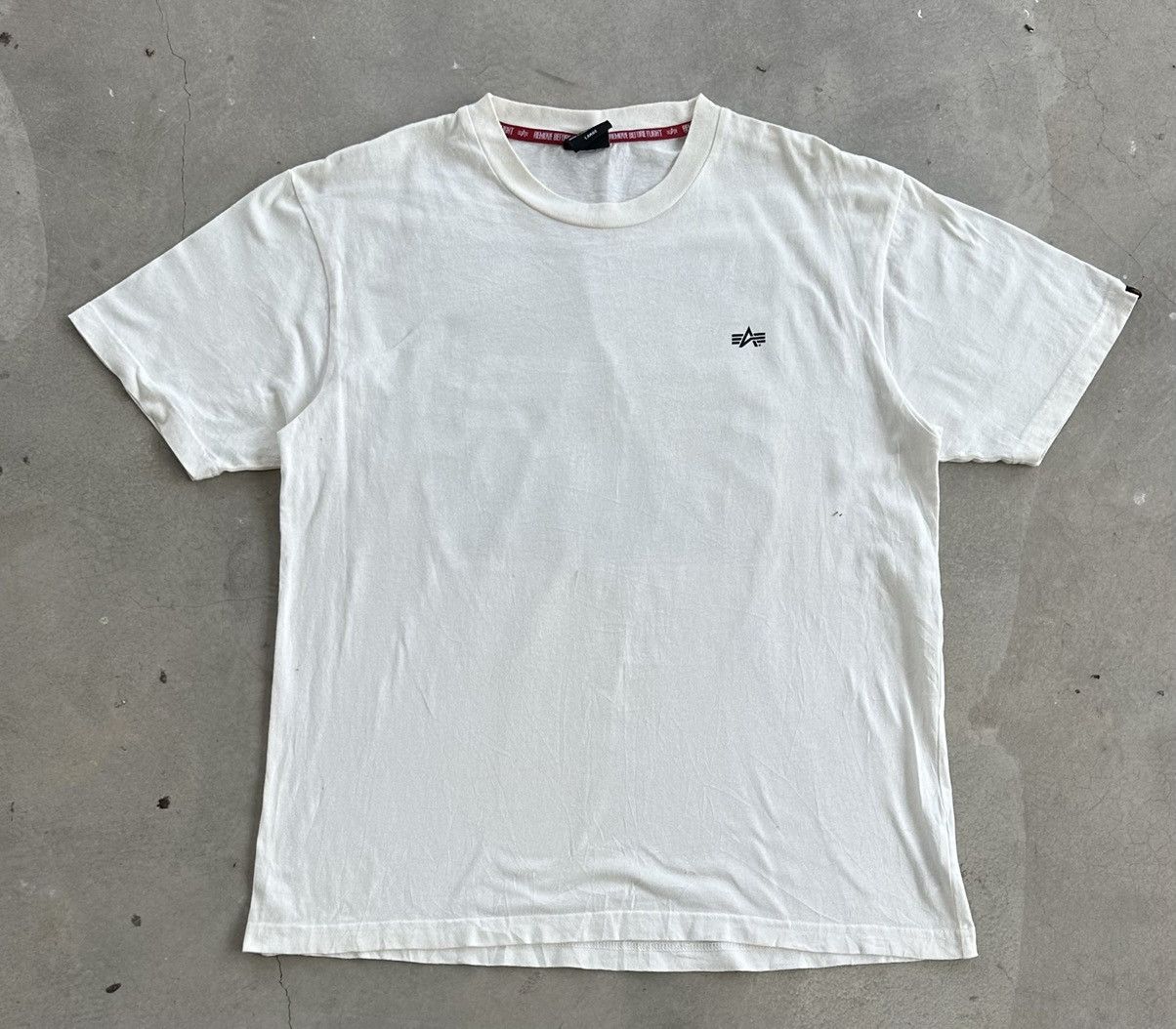 Alpha Industries × Vintage VINTAGE ALPHA INDUSTRY BIG LOGO BACKPRINT TEE Size US L / EU 52-54 / 3 - 2 Thumbnail