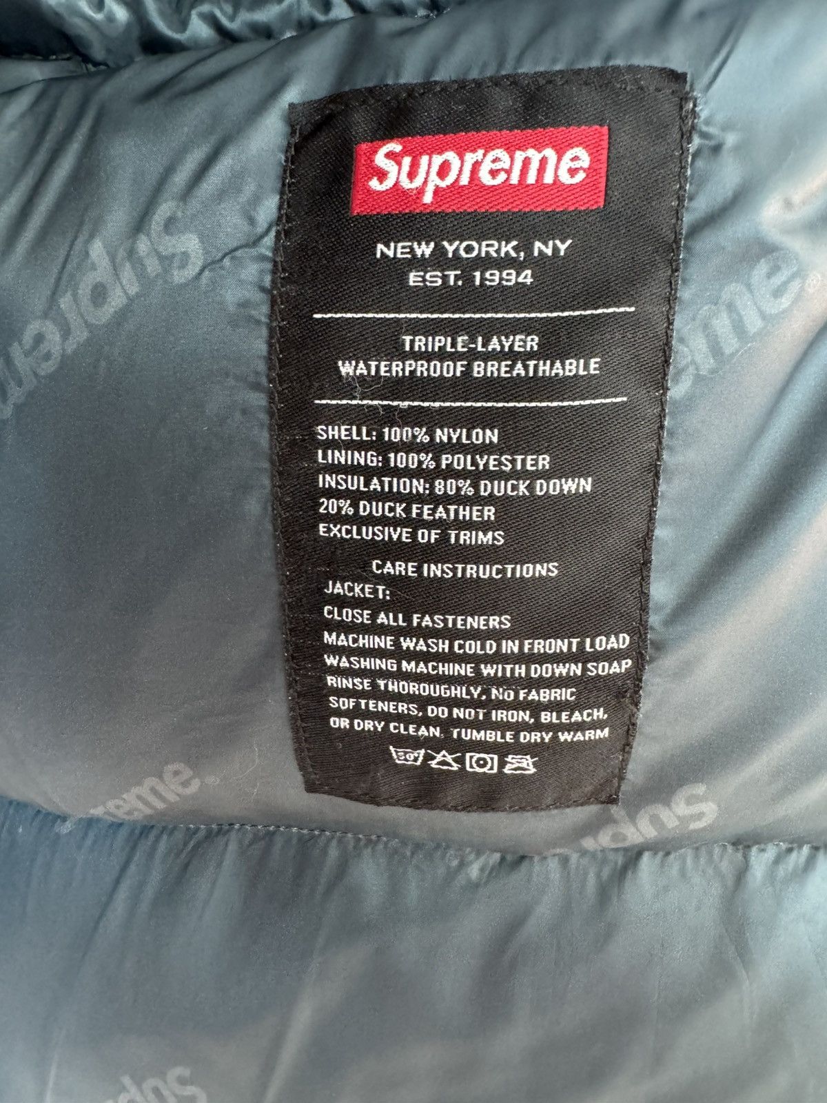 Supreme Supreme FW16 Downtown 700 Fill Parka Size US S / EU 44-46 / 1 - 5 Thumbnail