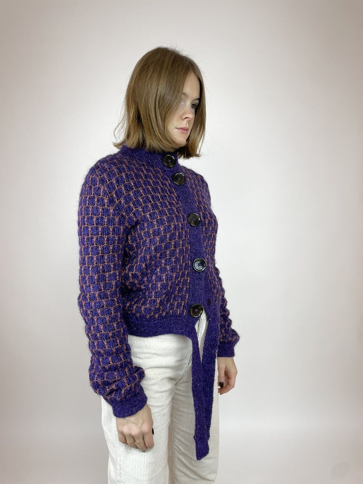 Dagmar × Designer DAGMAR Cardigan wool Fluffy Knit Women’s size XS Size XS / US 0-2 / IT 36-38 - 3 Thumbnail