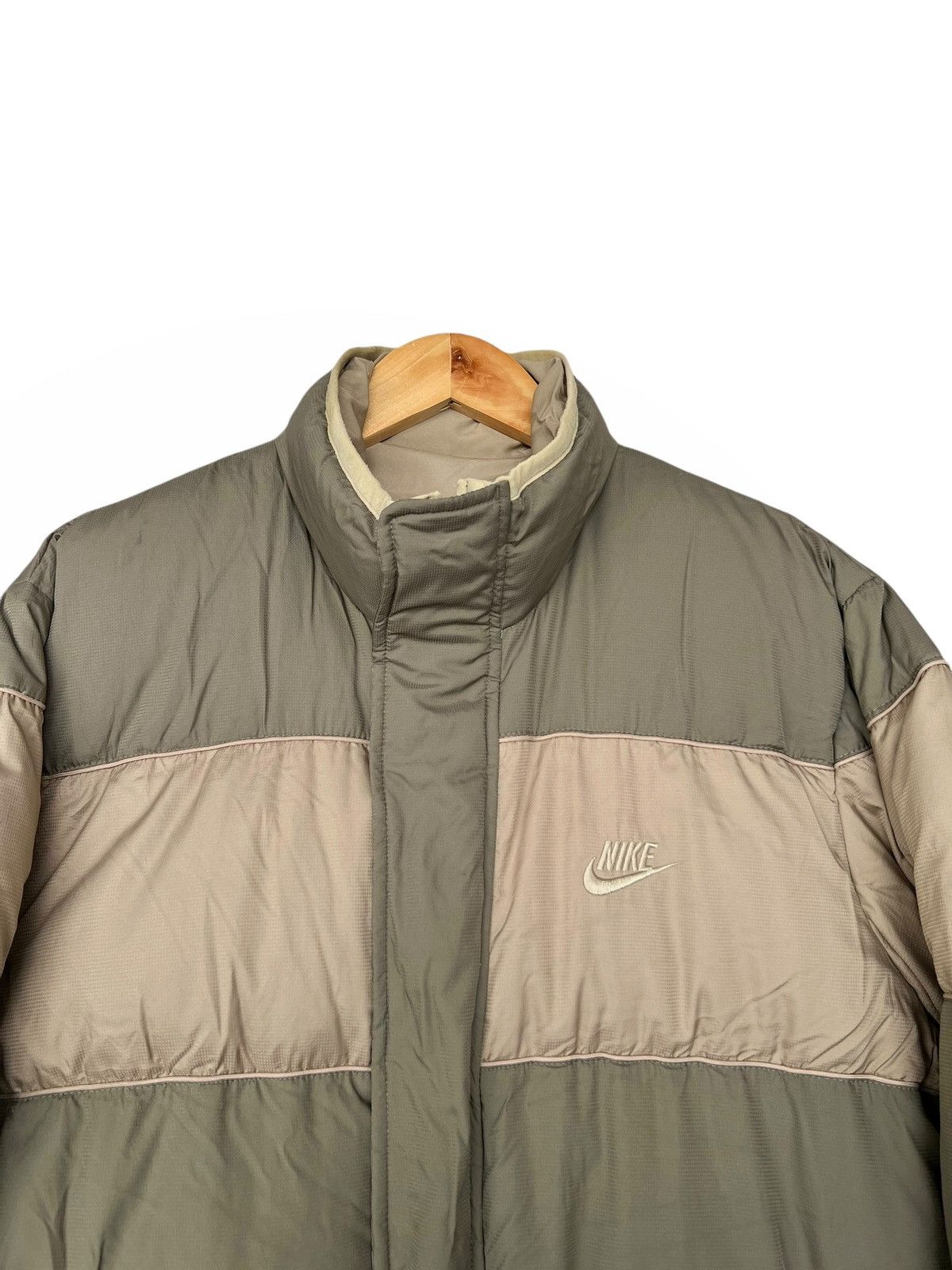 Nike Vintage Y2K Nike Puffer Reversible Green Jacket Size US M / EU 48-50 / 2 - 7 Thumbnail