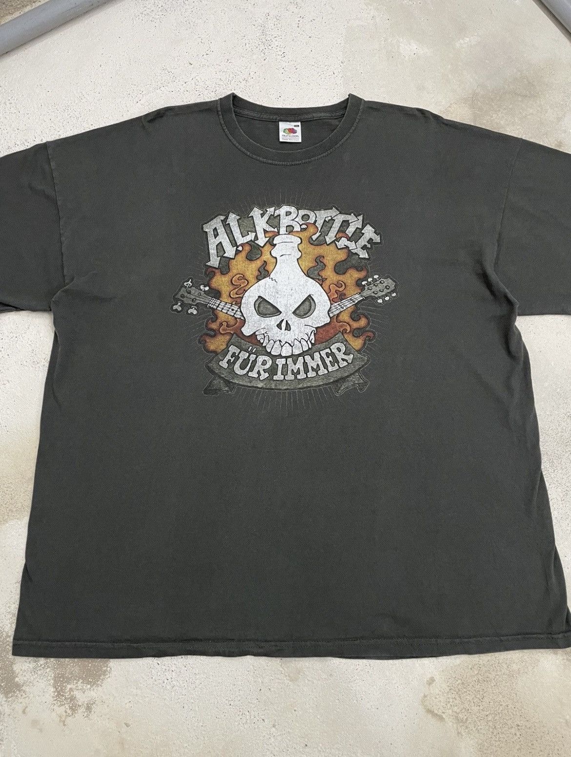 Band Tees Vintage Y2K Alkbattle Band Furimmer Album Cover Skull Guitar Size US XXL / EU 58 / 5 - 4 Thumbnail