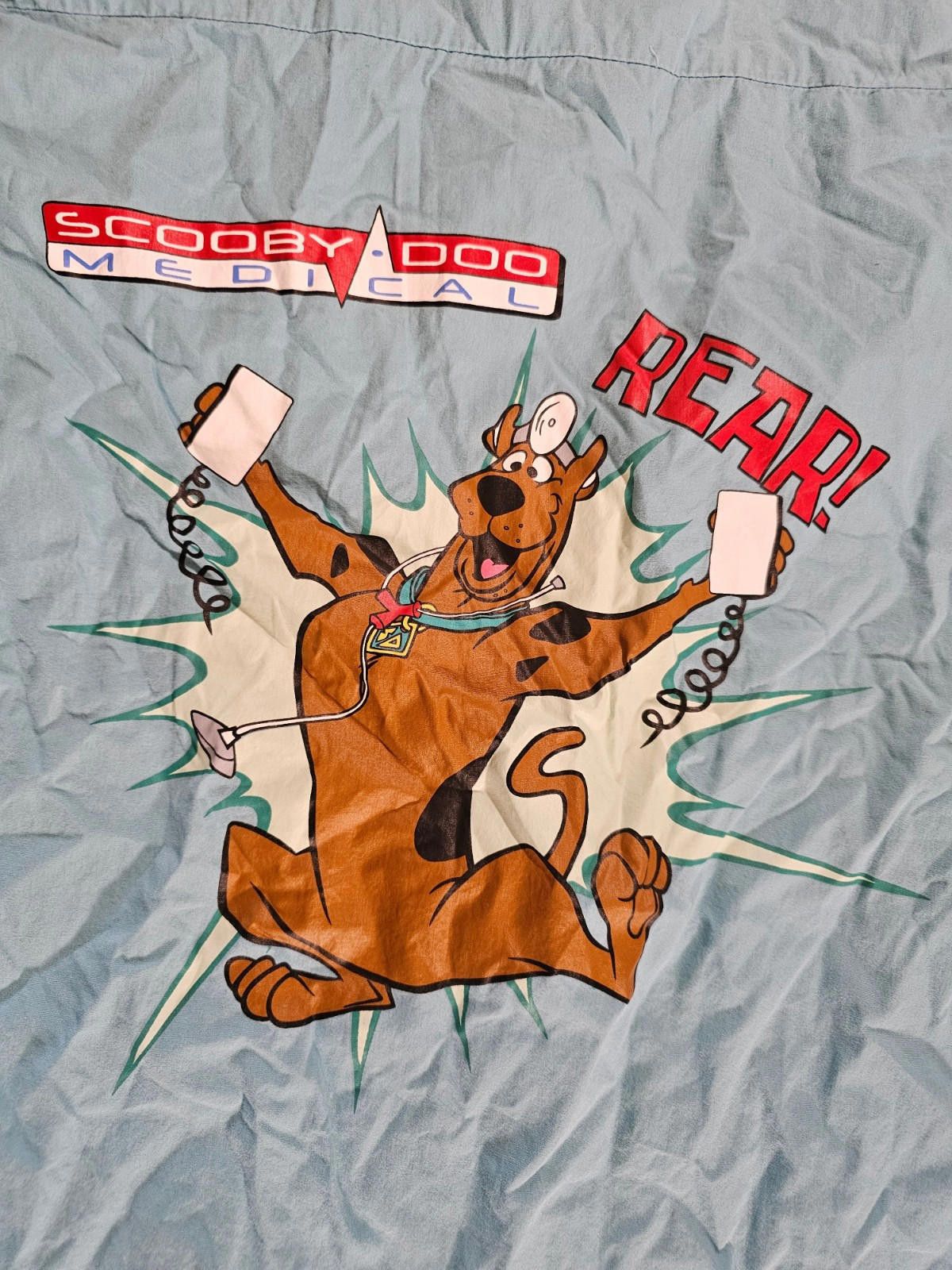Designer Scooby Doo Medical scrubs Set Medium 2003 "REAR!" Very Rare Size ONE SIZE - 4 Thumbnail