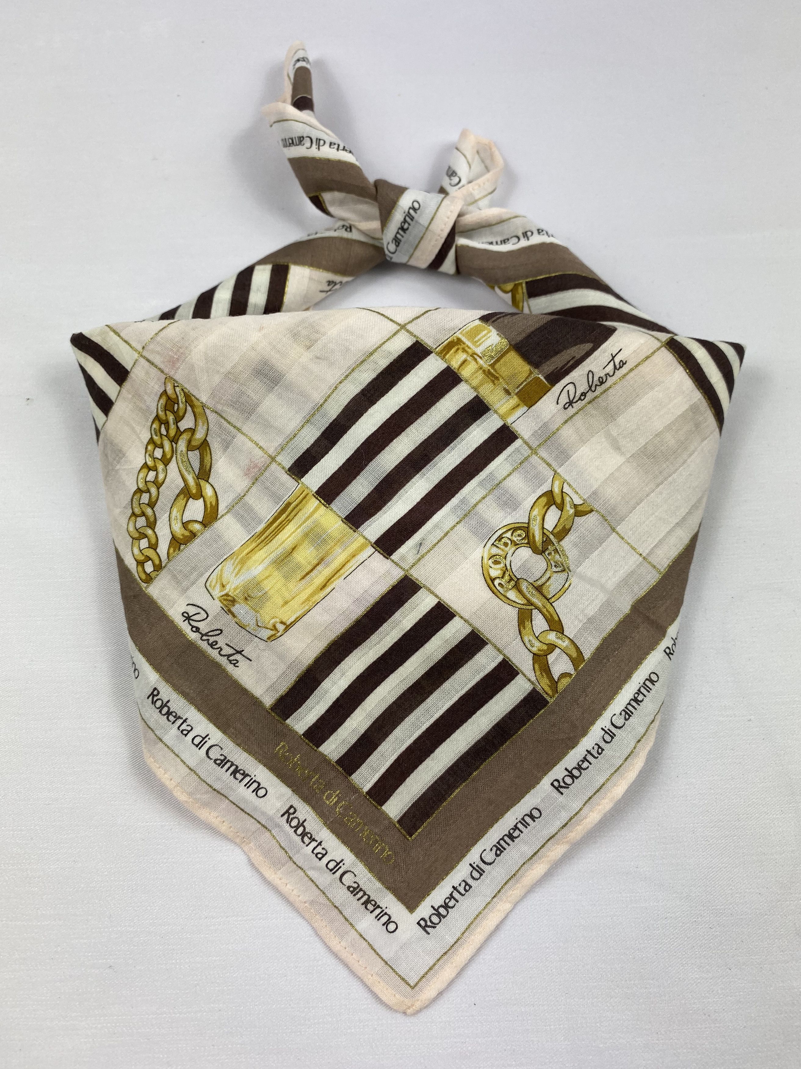 Roberta di Camerino × Vintage Roberta Di Camerino Handkerchief / Bandana / Neckerchief Size ONE SIZE - 2 Thumbnail