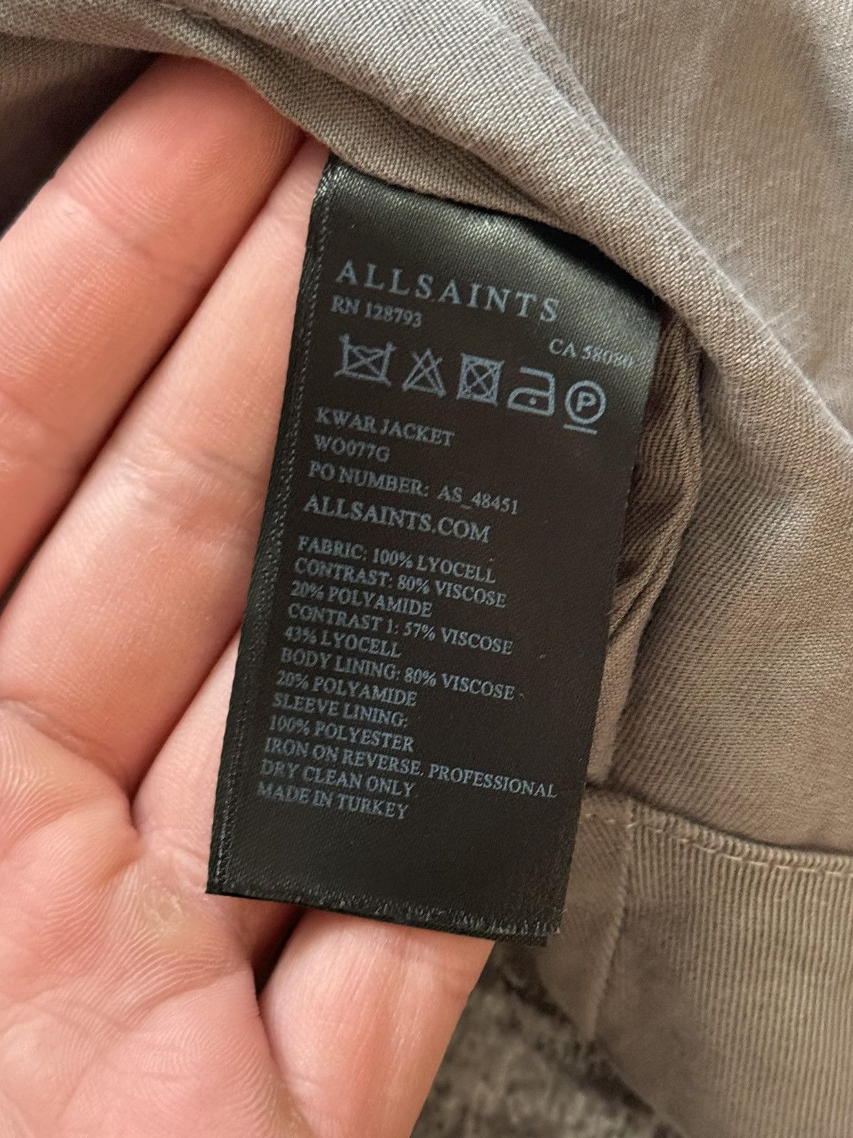 Allsaints × Vintage Allsaints US4 EU36 Kwar jacket knit cardigan sweater cape Size S / US 4 / IT 40 - 12 Thumbnail
