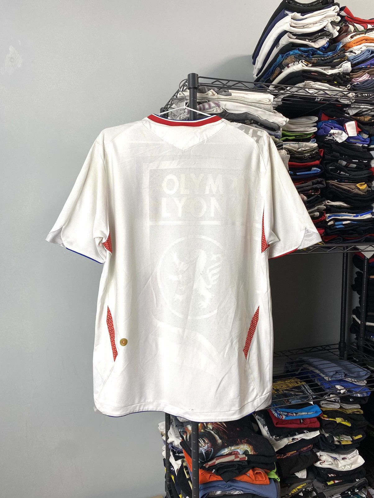 Umbro Vintage 07/08 Olympique Lyonnais Umbro Soccer Jersey Size US L / EU 52-54 / 3 - 2 Thumbnail