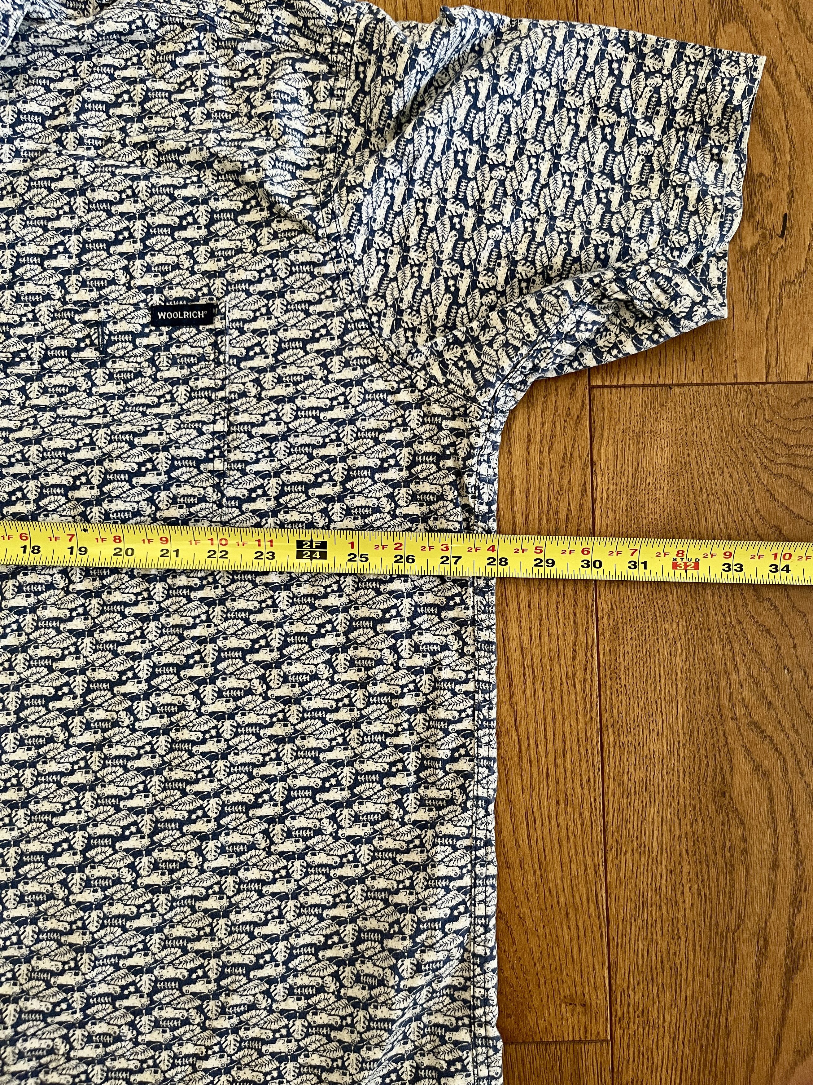 Woolrich Woolen Mills Woolrich Vintage SUV & Monstera Leaf Print Shirt 2XL Size US XXL / EU 58 / 5 - 7 Thumbnail