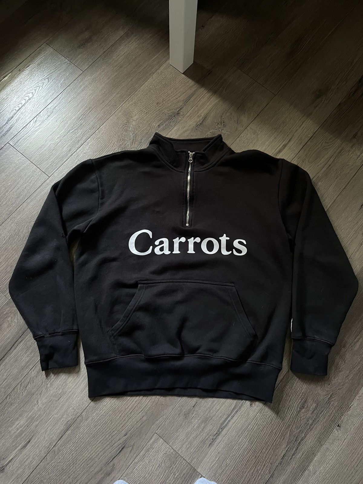 Carrots by Anwar Carrots ANWAR CARROTS black quarter zip sweater Size US M / EU 48-50 / 2 - 1 Thumbnail
