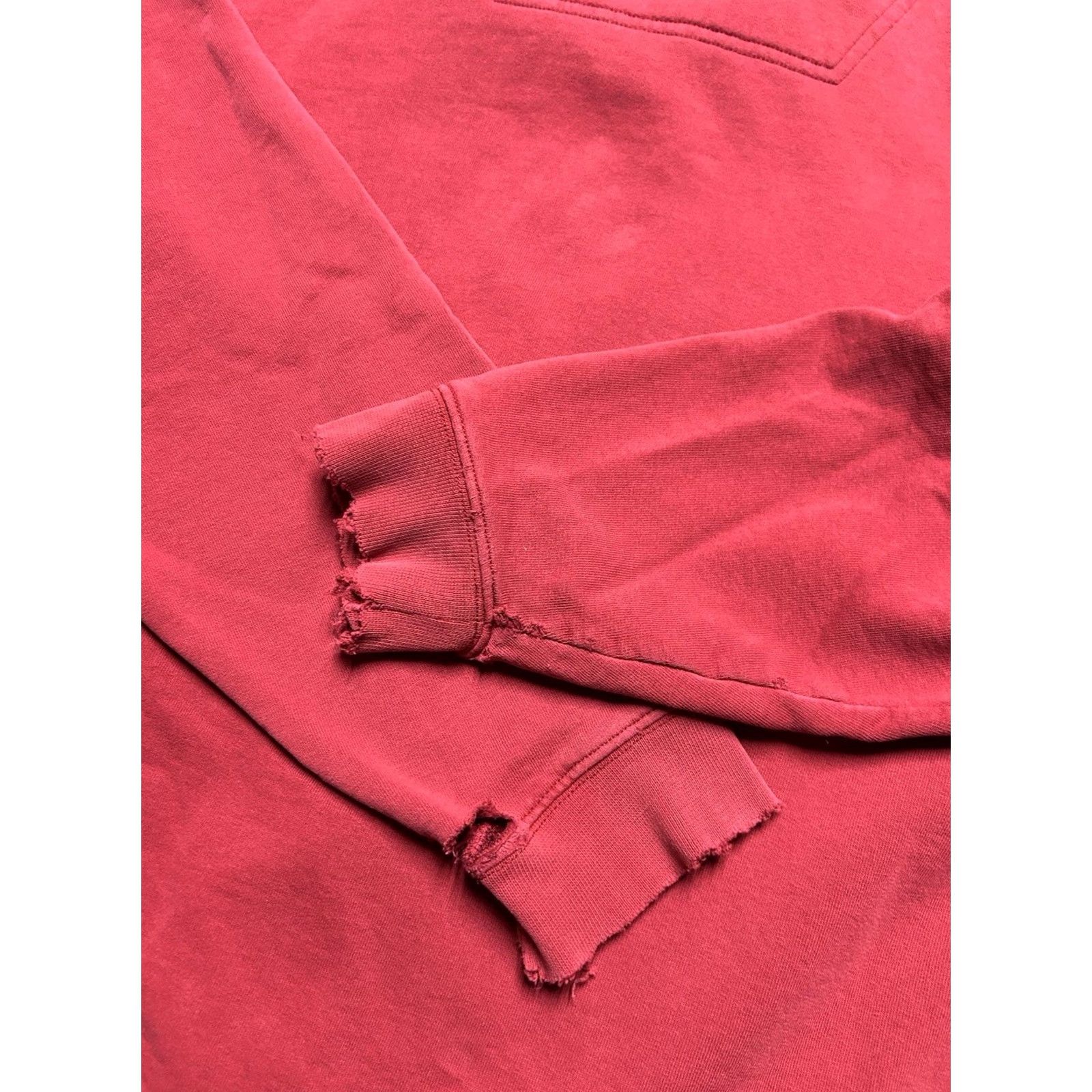 Vintage VINTAGE L.L.Bean Sweatshirt Collared Red Large Distressed Thrashed Cotton Pullover Mens Shirt Size US L / EU 52-54 / 3 - 7 Thumbnail