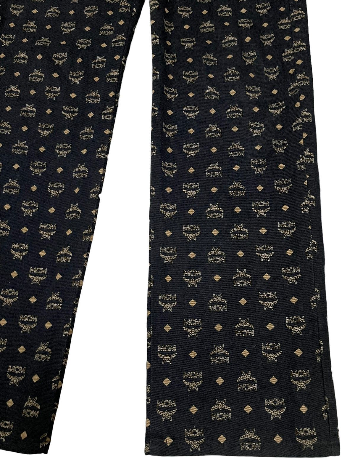 MCM Vintage MCM Legere Full Print Monogram Jeans Size US 27 - 6 Thumbnail