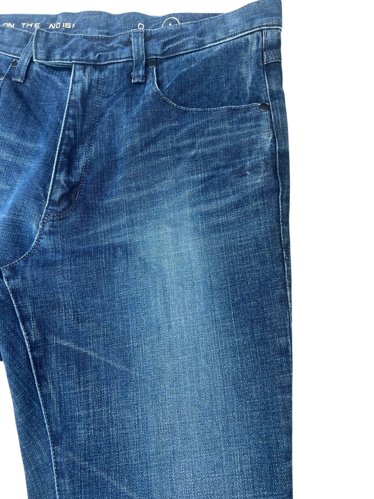 Japanese Brand Bring On The Noise Japan Dirty Muddy Denim Bootcut Jeans Size US 29 - 10 Thumbnail