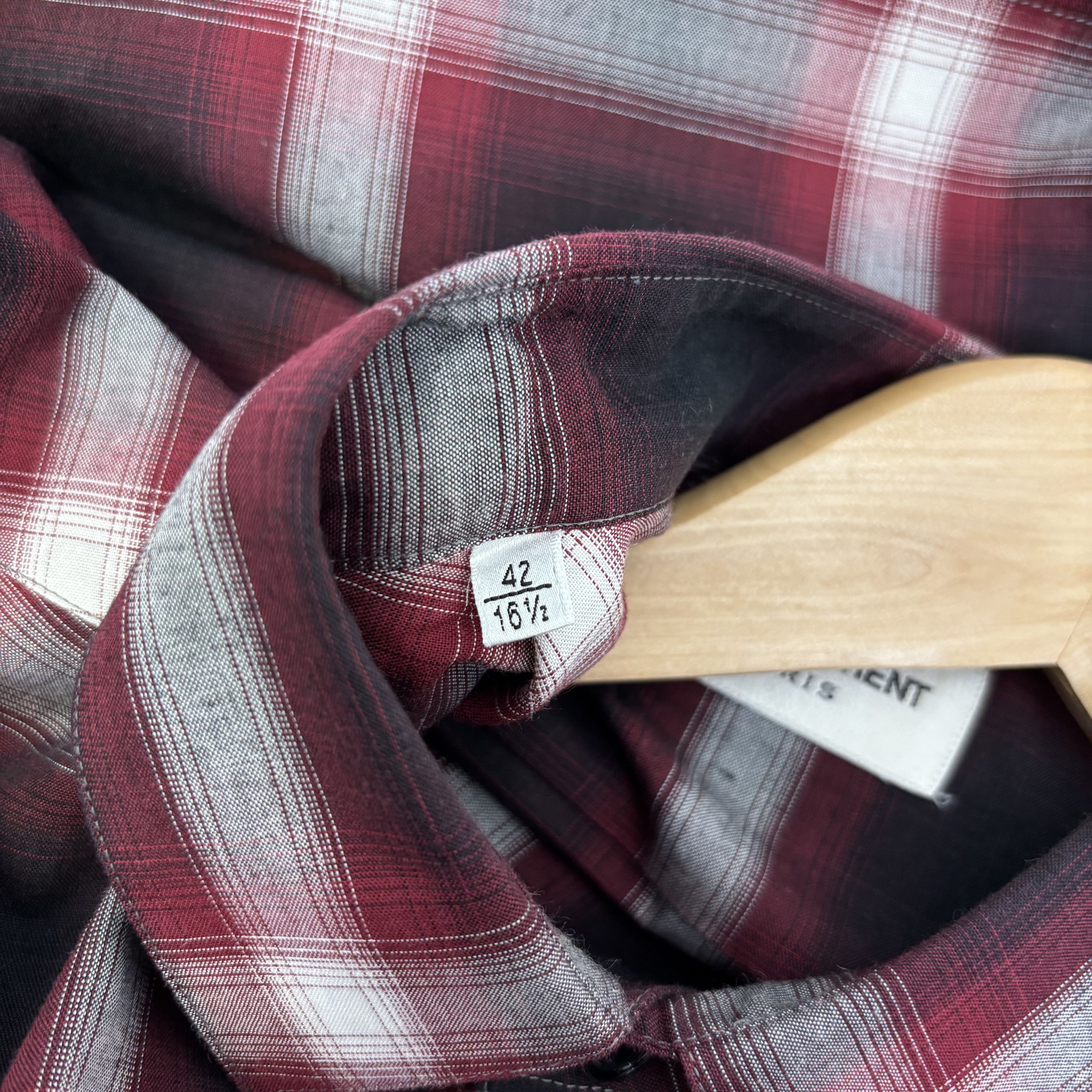 Saint Laurent Paris Saint Laurent Flannel Shirt Size US XL / EU 56 / 4 - 2 Thumbnail