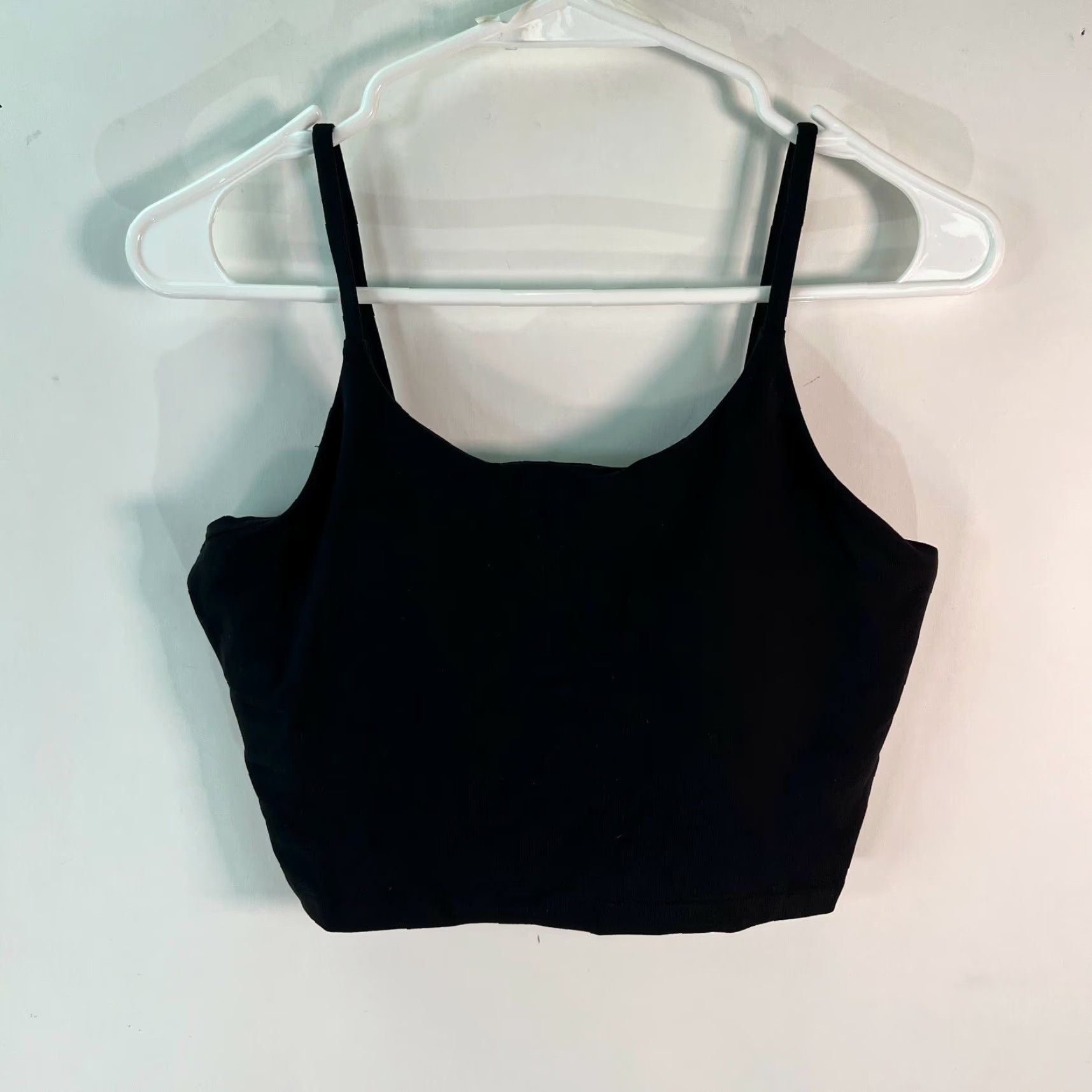 Vintage Lemedy Women's Black Padded Spaghetti Strap Sports Bra Activewear Size XL Size XL / US 12-14 / IT 48-50 - 2 Thumbnail