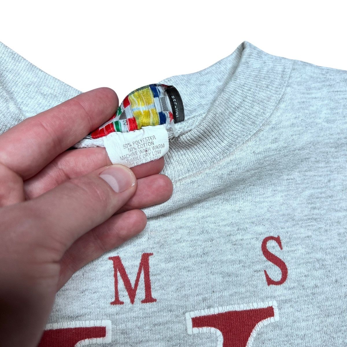 NCAA 1990s Harvard University Crimson Across Spell Out Sweatshirt Size US XL / EU 56 / 4 - 3 Thumbnail