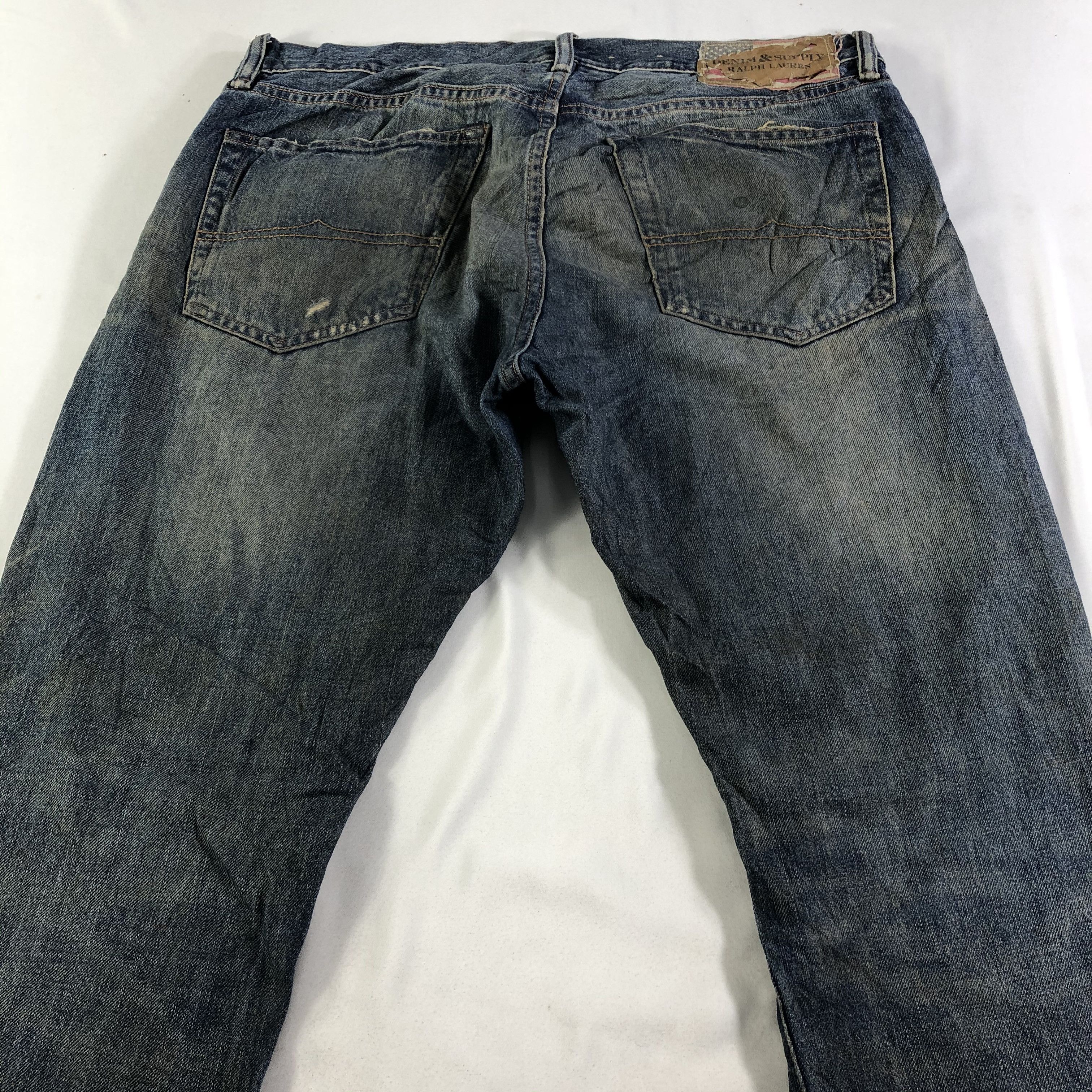 Denim & Supply Ralph Lauren Vintage Denim And Supply Ralph Lauren Selvedge Jeans-JM3709 Size US 37 - 5 Thumbnail