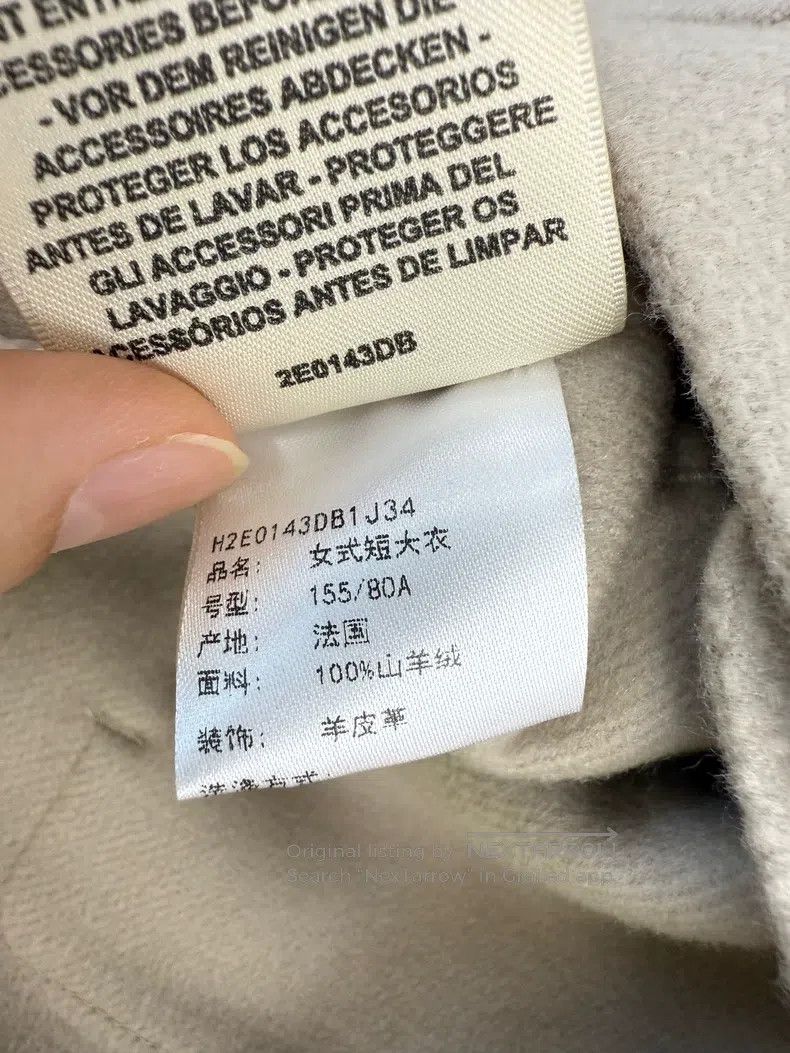 Hermes Hermes Short Cashmere Coat Size XXS / US 00 / IT 34 - 5 Thumbnail