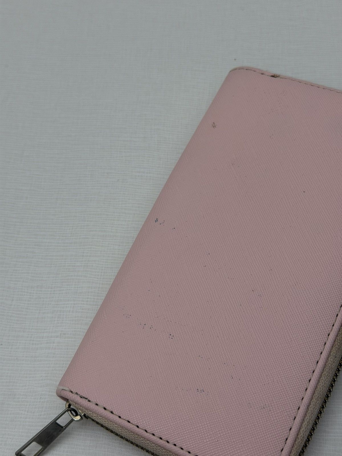 Tory Burch ToryBurch Pink Saffiano Leather ZipAround Continental Wallet Size ONE SIZE - 5 Thumbnail