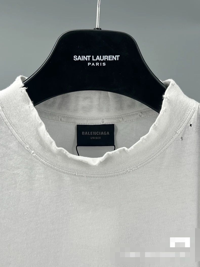 Balenciaga Balenciaga White short sleeve T-shirt Size US L / EU 52-54 / 3 - 2 Thumbnail