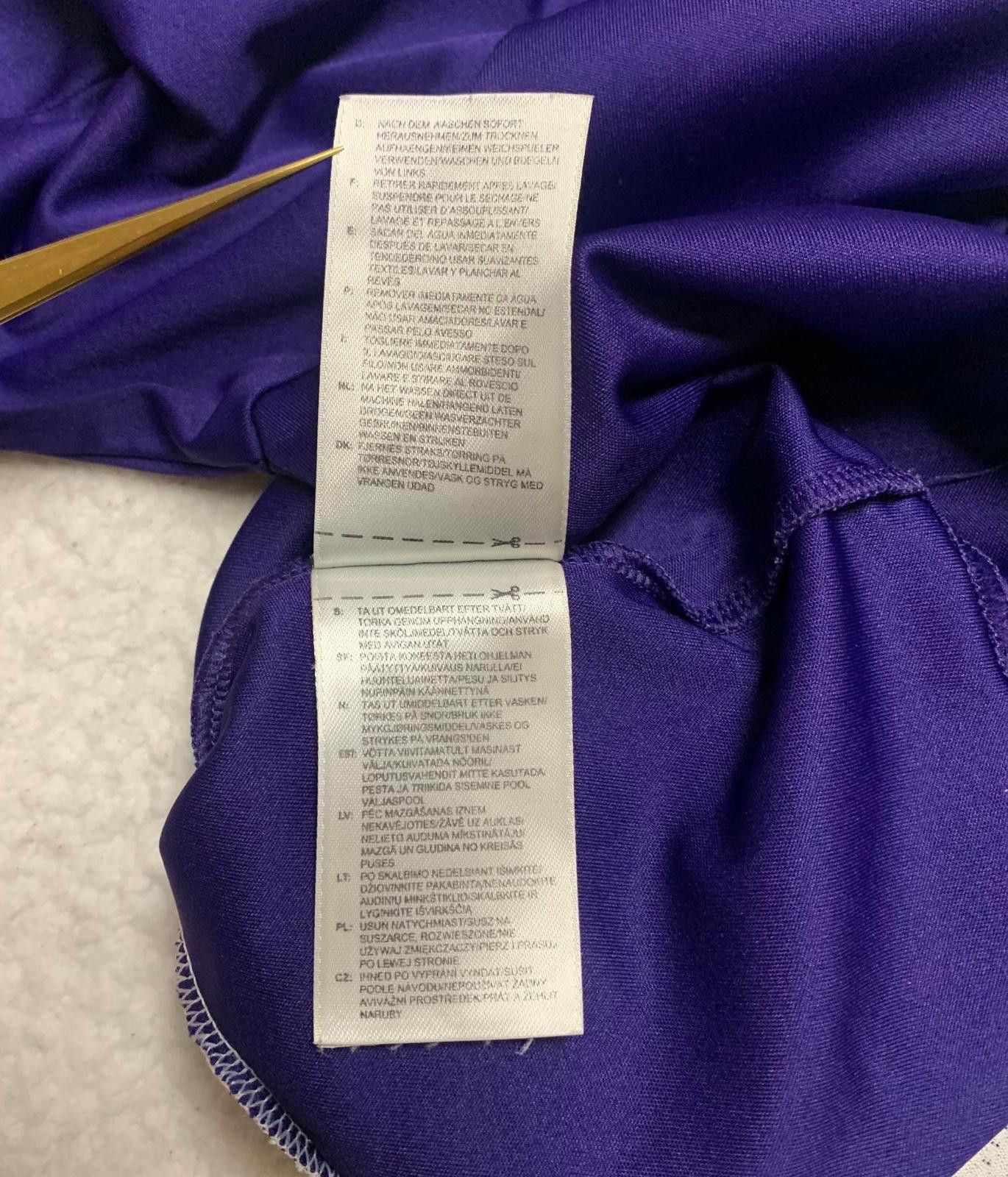 Adidas Adidas Clima Cool Men's Medium Purple Soccer Jersey Size US M / EU 48-50 / 2 - 8 Thumbnail
