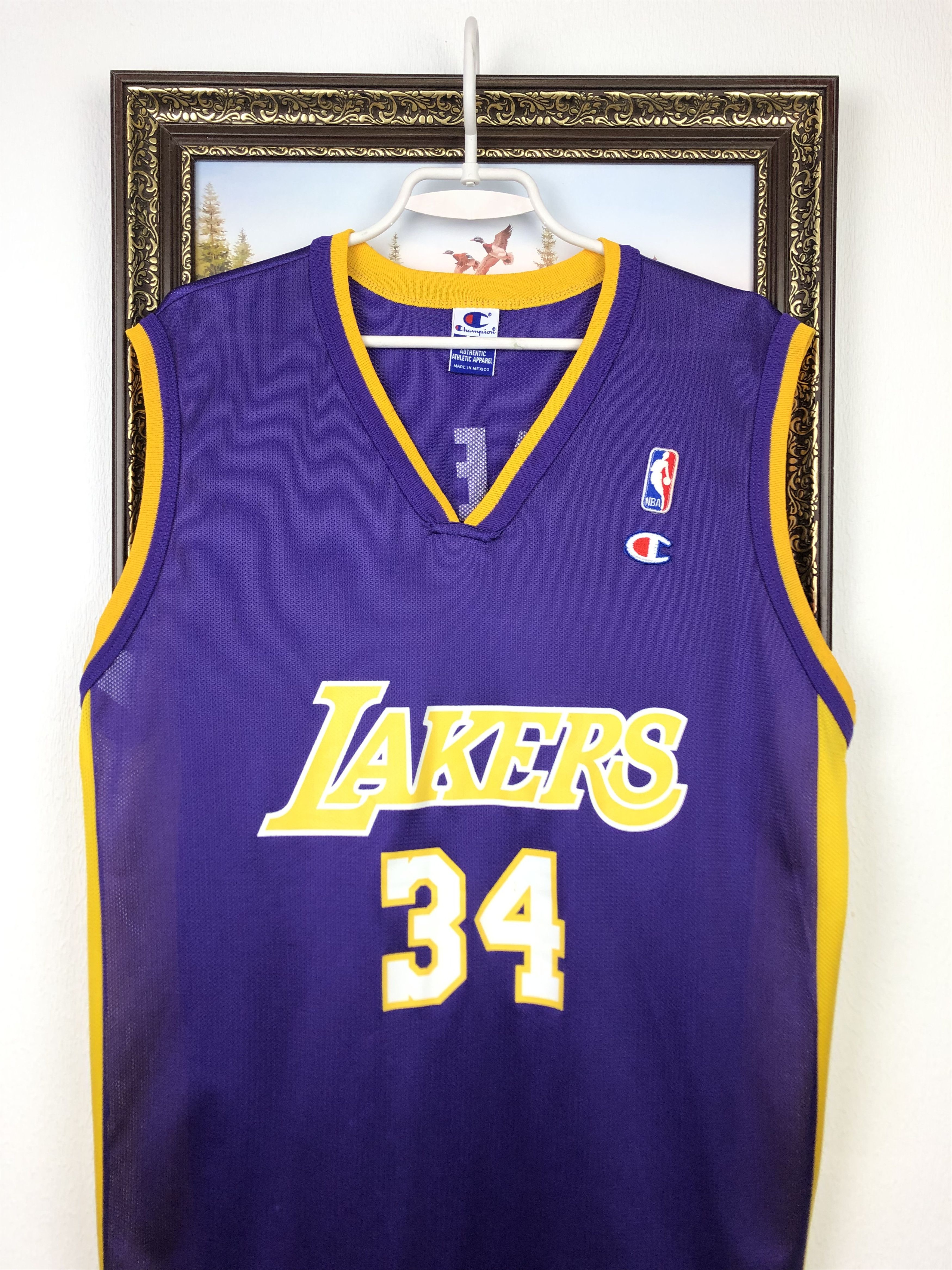 Champion Vintage Champion Los Angeles Lakers Shaquille O'Neal Jersey Size US M / EU 48-50 / 2 - 2 Thumbnail