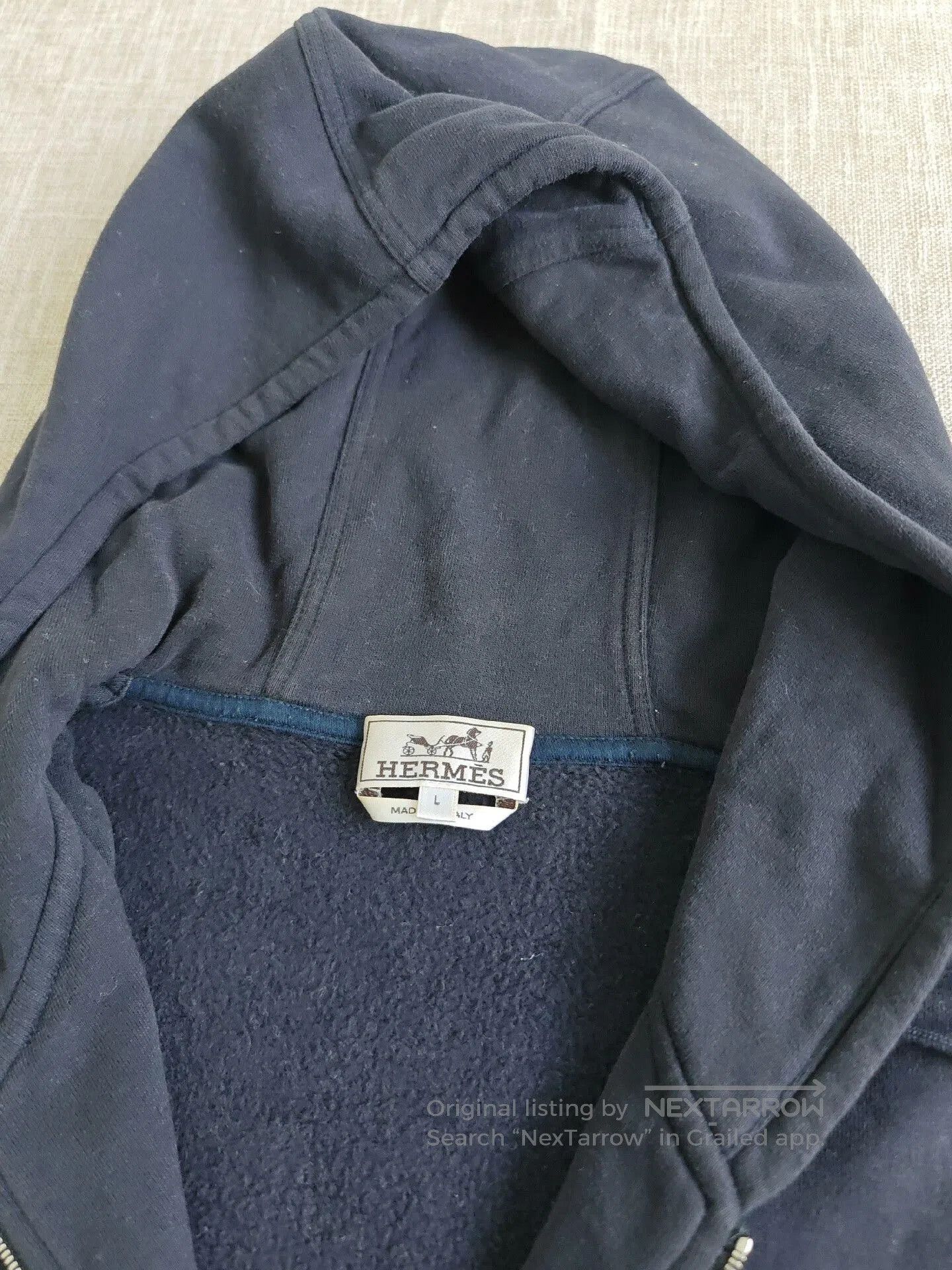 Hermes Hermes Men's Hooded Sweatshirt. Size US L / EU 52-54 / 3 - 3 Thumbnail