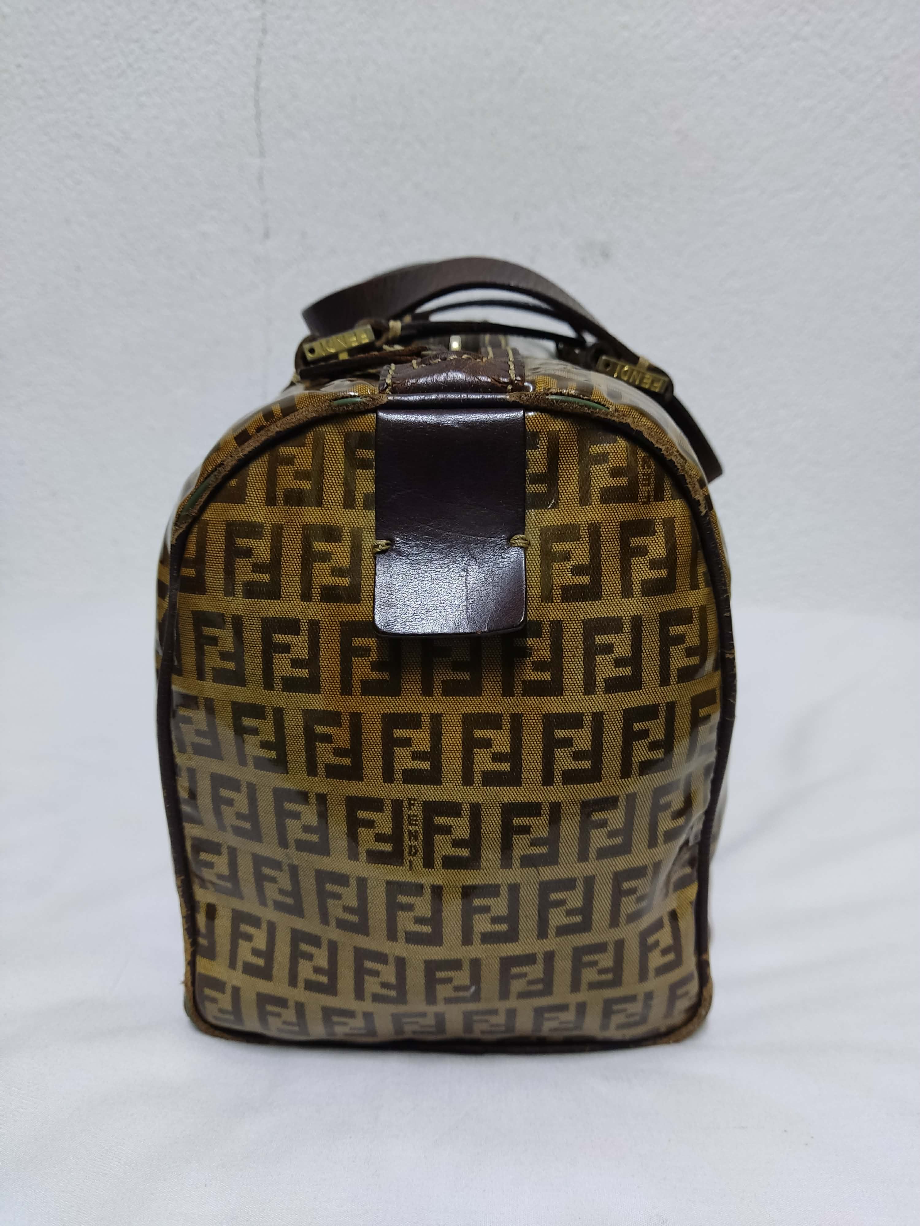 Fendi Authentic FENDI Zucchino Mini Bostan Bag Handbag Size ONE SIZE - 9 Thumbnail