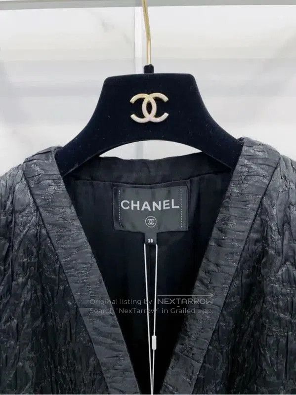 Chanel Chanel Black Silk Blend Women's Jacket . Size S / US 4 / IT 40 - 7 Thumbnail