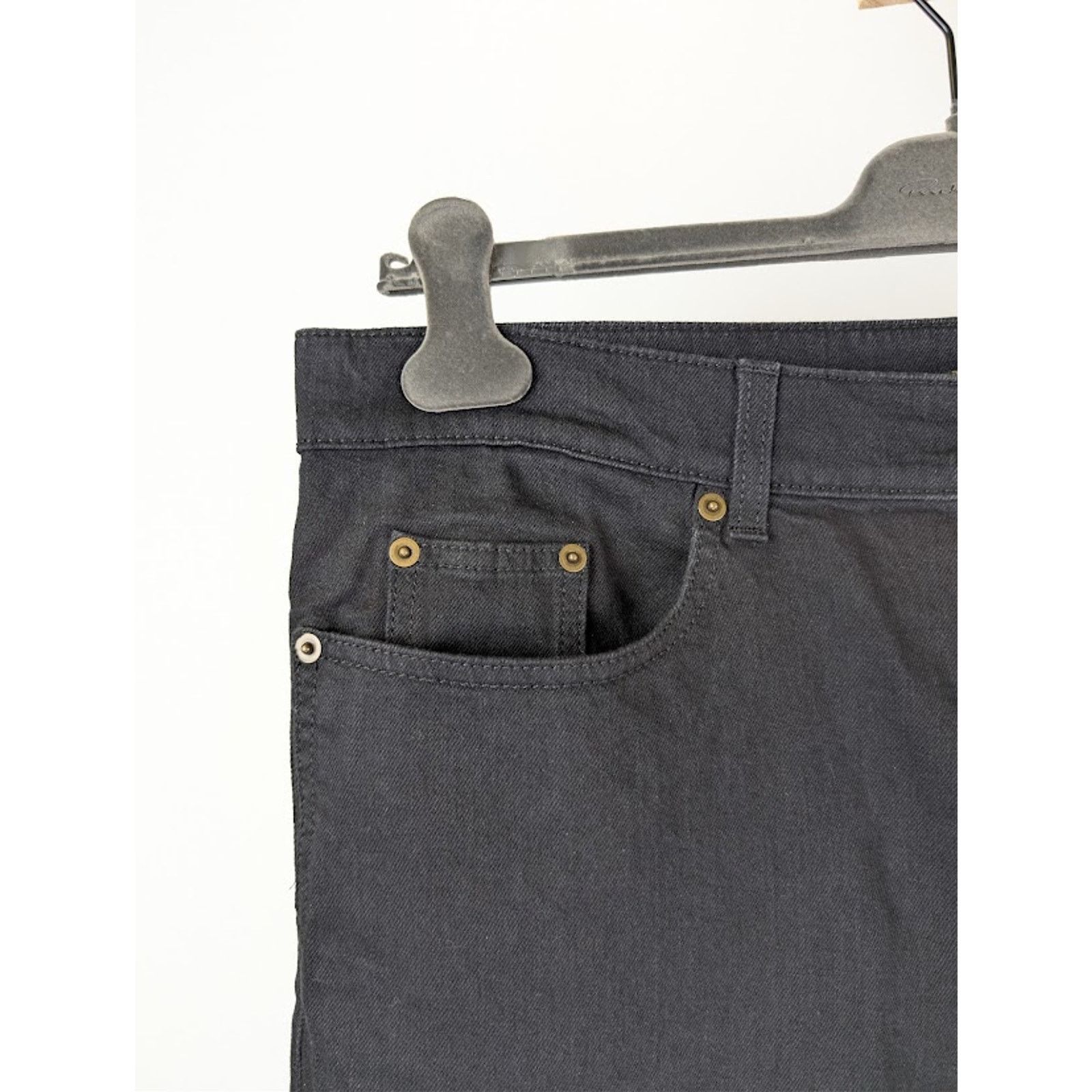 Saint Laurent Paris o1rshd1 Skinny 5 Pockets Low Jean Pants in Black Size US 29 - 6 Thumbnail