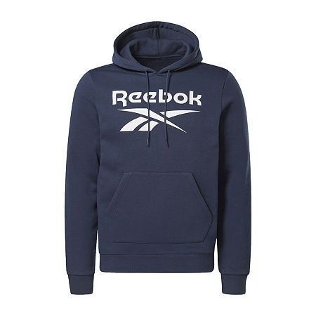 Other Reebok Men's Logo-Print Fleece Hoodie - Vector Navy, XL Size US XL / EU 56 / 4 - 1 Thumbnail