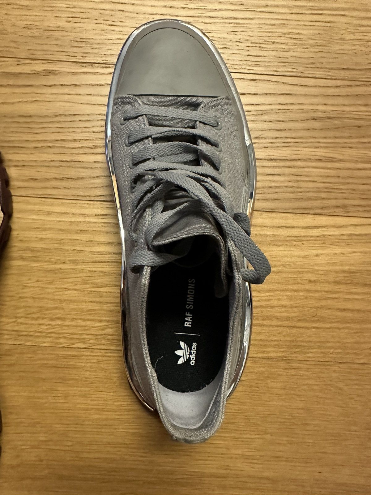 Adidas × Raf Simons Rare!!! Raf Simons x Detroit Runner 'Grey Maroon' sneakers Size US 9 / EU 42 - 6 Thumbnail