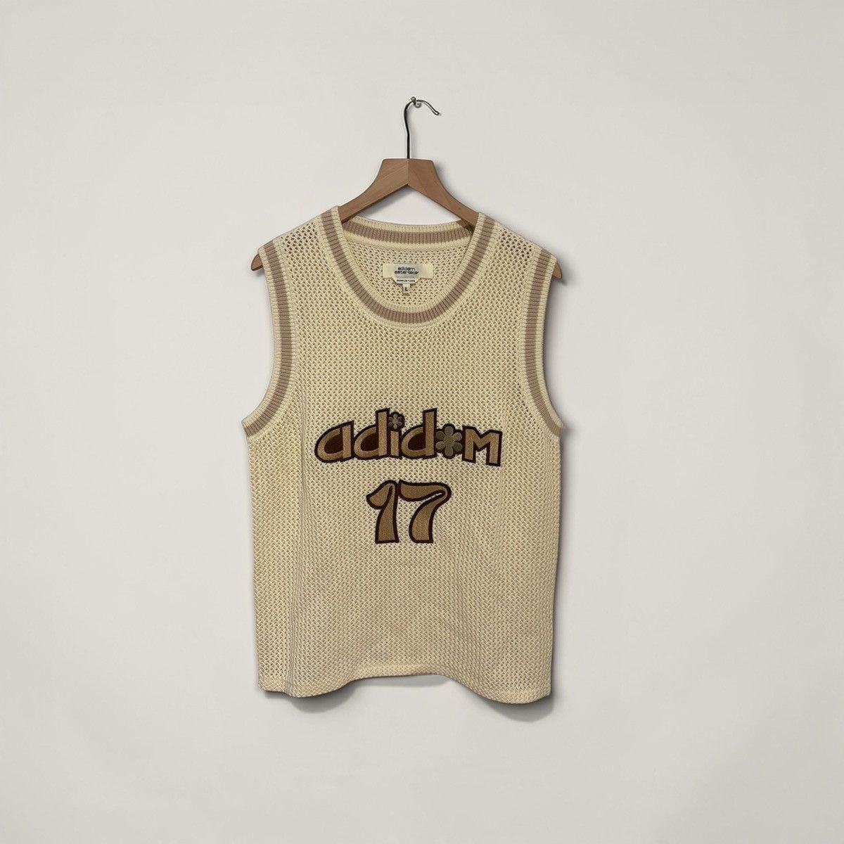 Other Adidem Asterisks Knit Mesh Vest Cream Size L NNT Size US L / EU 52-54 / 3 - 1 Thumbnail