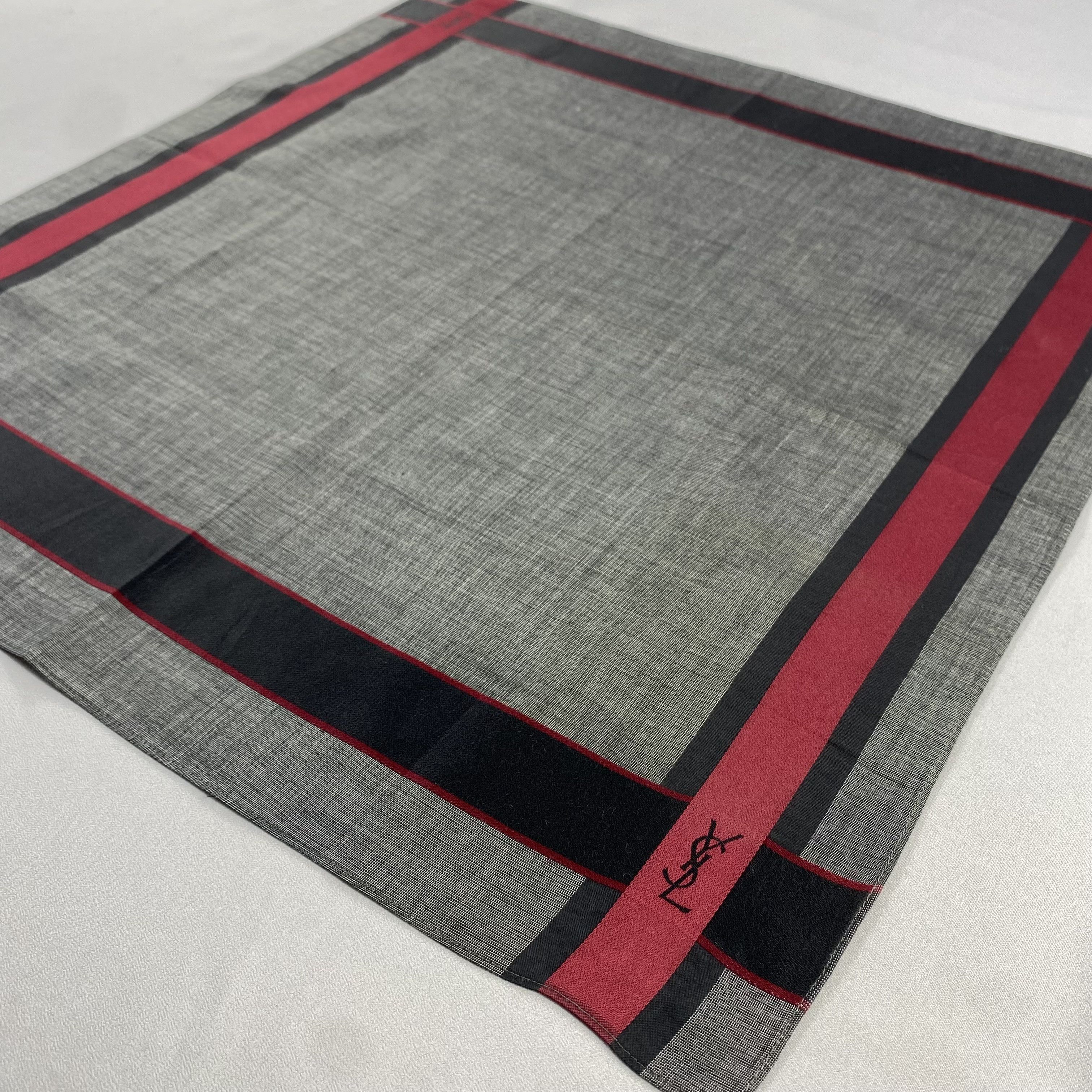 Vintage Yves Saint Laurent Neckerchief / Handkerchief-P572 Size ONE SIZE - 2 Thumbnail
