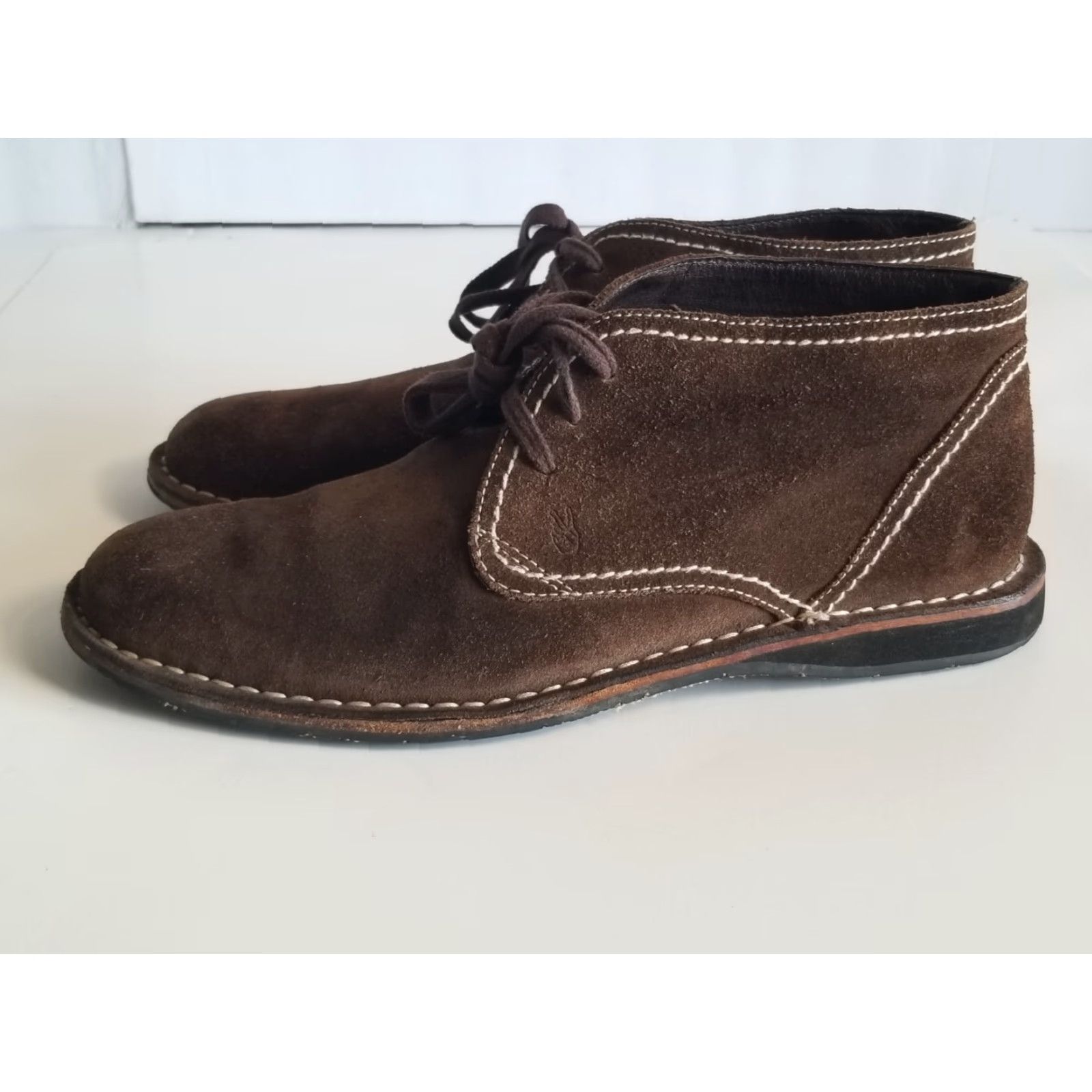 John Varvatos John Varvatos Chukka Boots Brown Suede Leather Men's Lace Up Size 10 Leather Upper Rubber Outsole Leather Lining Lace Up Boots Mens Brown Chukka Shoes Size US 10 / EU 43 - 5 Thumbnail