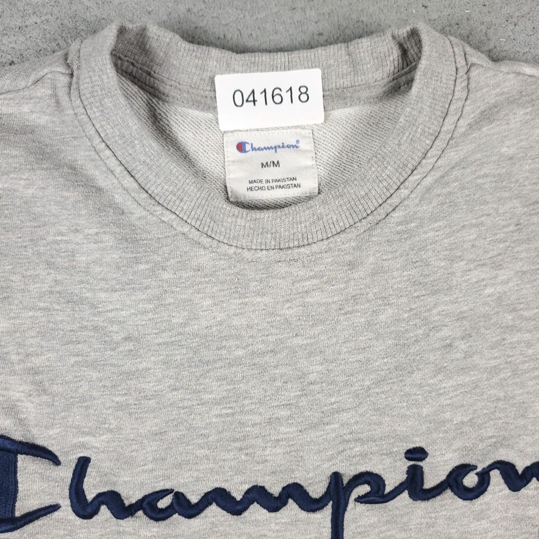 Champion Champion Mens Medium Gray Casual Pullover Sweatshirt Size US M / EU 48-50 / 2 - 2 Thumbnail