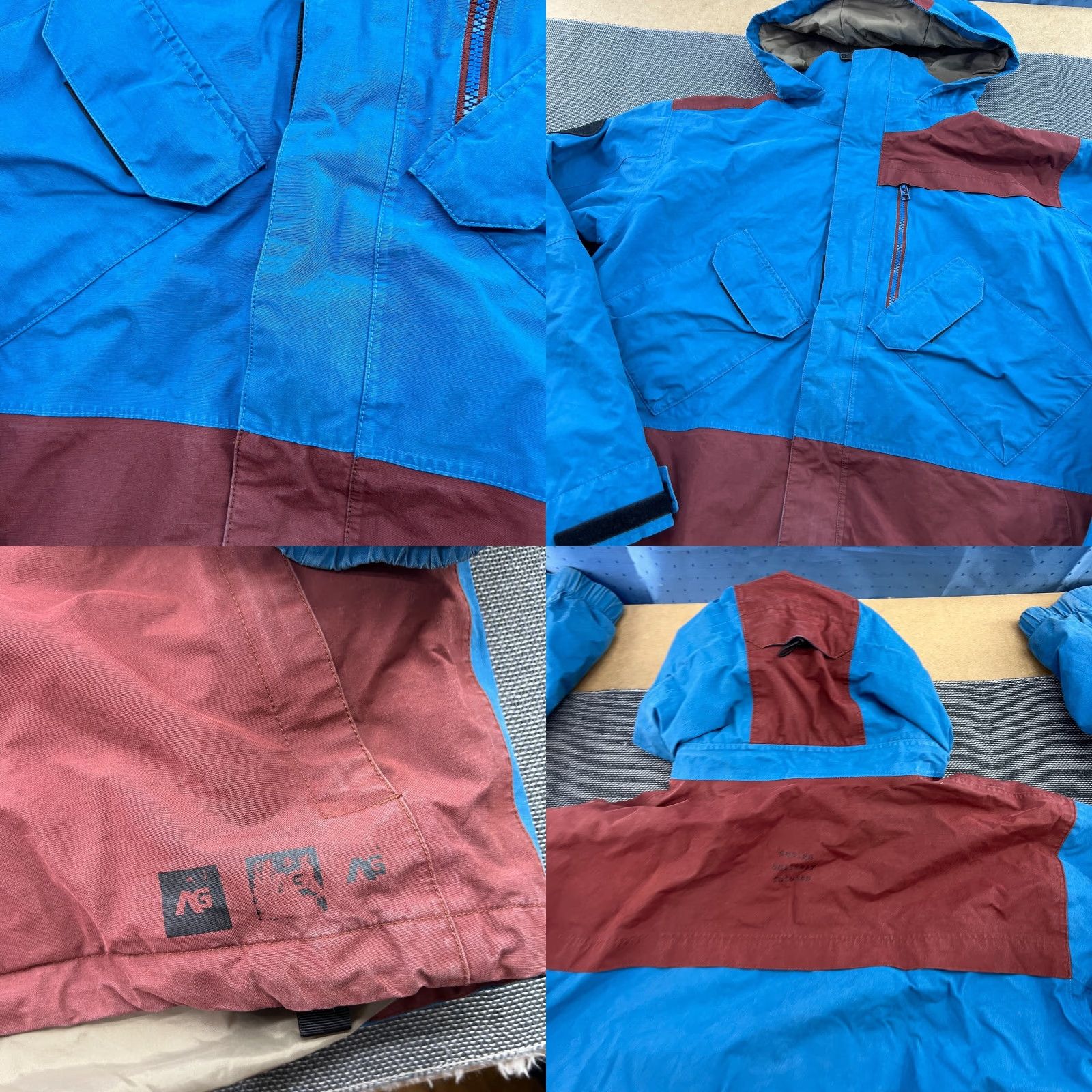 Burton Analog Burton Buck Knife Jacket Mens XL Hooded Windbreaker Multicolor Blue Red Jacket Size US XL / EU 56 / 4 - 8 Thumbnail