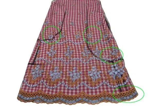 Comme des Garcons Comme des Garcons Red vintage embroidered floral plaid dre Size S / US 4 / IT 40 - 5 Thumbnail
