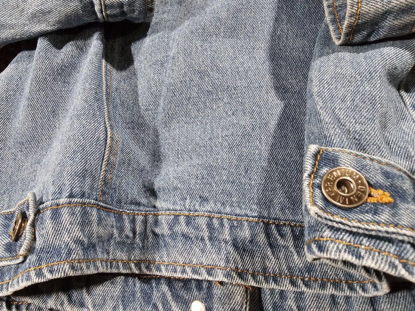 Designer Love Tree Denim Button Up jean jacket size Small Size S / US 4 / IT 40 - 8 Thumbnail