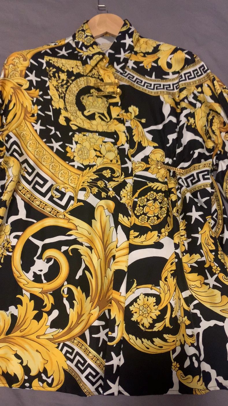 Versace Versace Classic baroque silk shirt Size US S / EU 44-46 / 1 - 1 Thumbnail